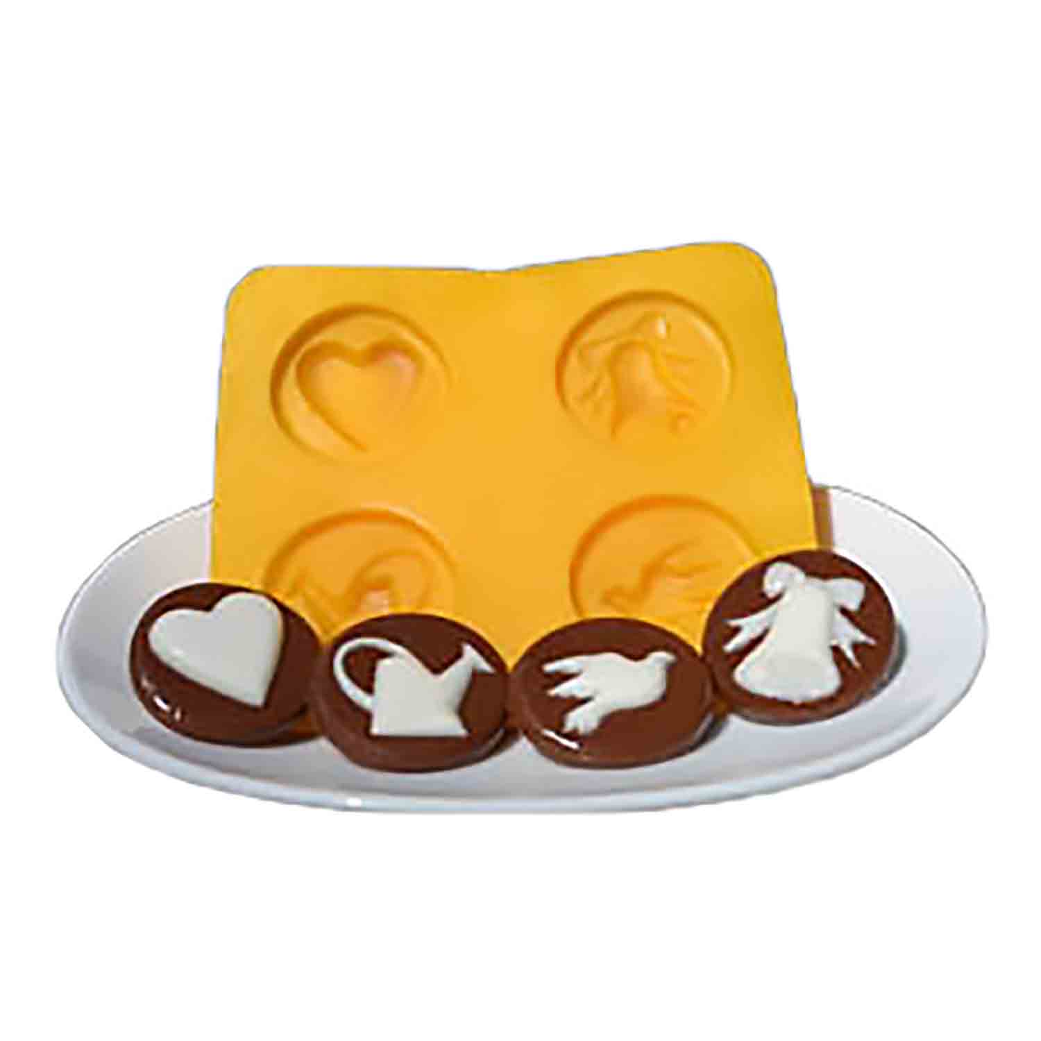 Wedding Asst Flexible Rubber Candy Mold 91201 Country Kitchen SweetArt