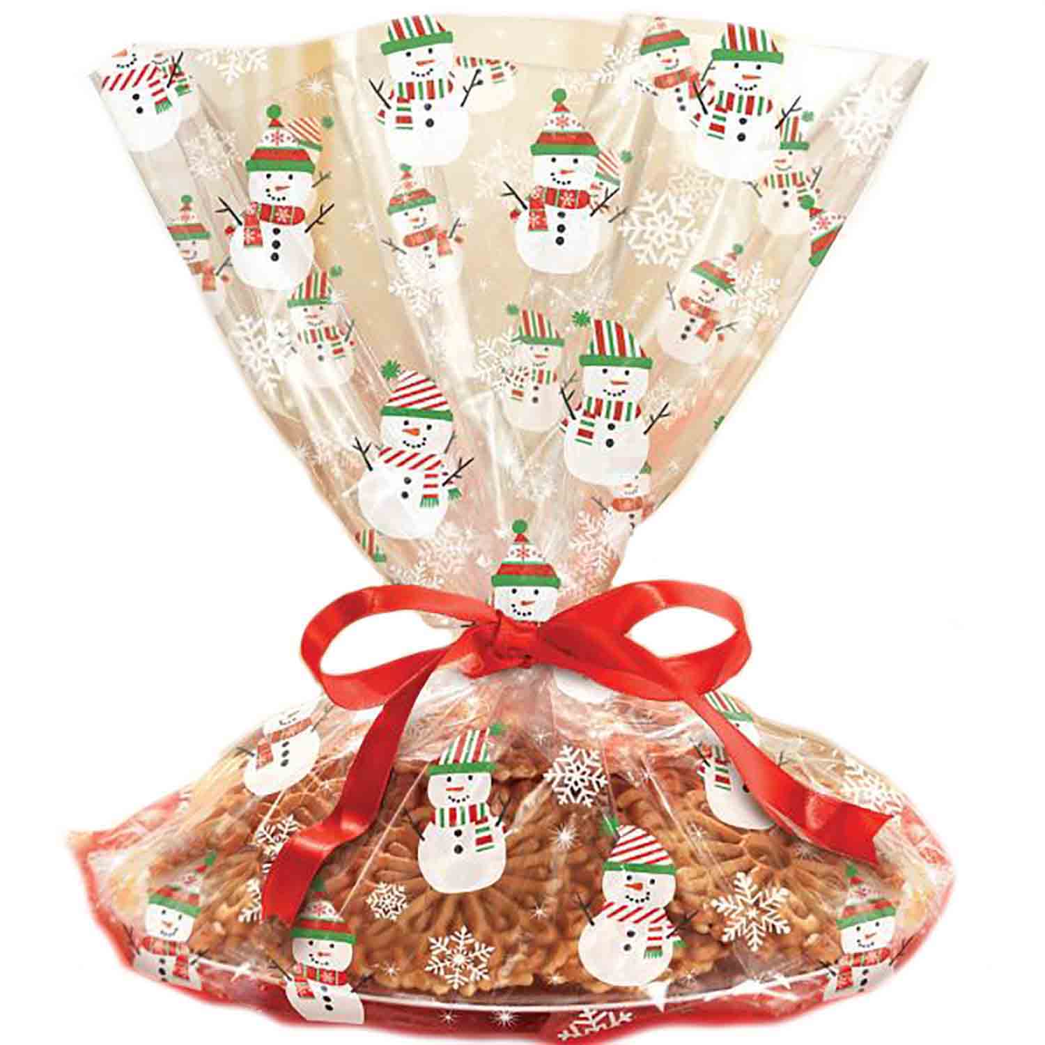 Cello Cookie Tray Bag Snowman AMS370281 Country Kitchen SweetArt