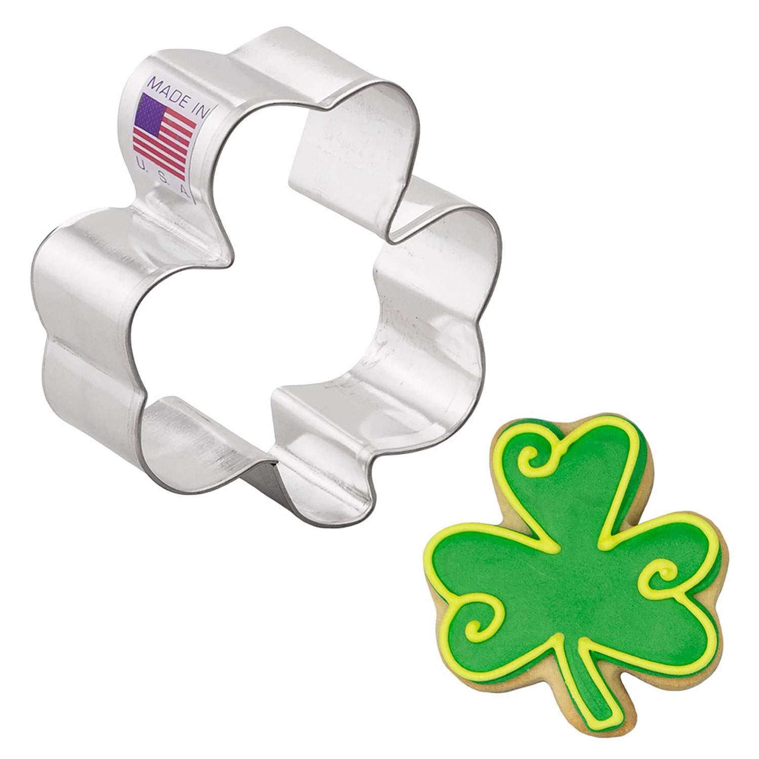 Shamrock Cookie Cutter - 2 5/8"