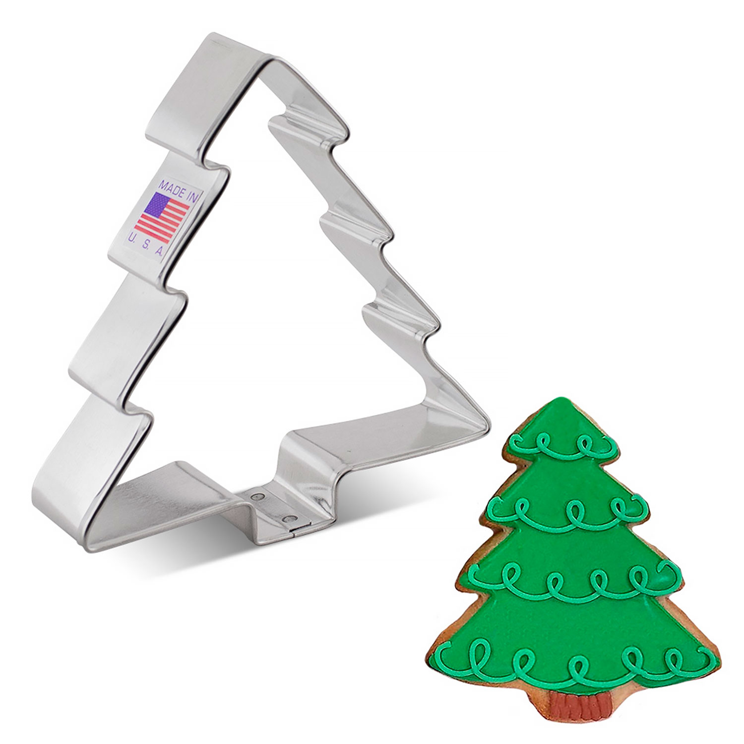 3.75" Christmas Tree Cookie Cutter
