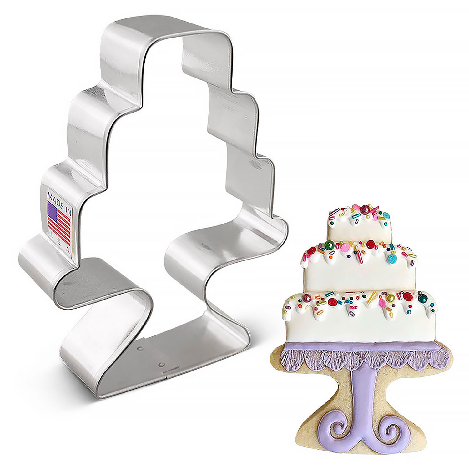 Cake with Stand Cookie Cutter