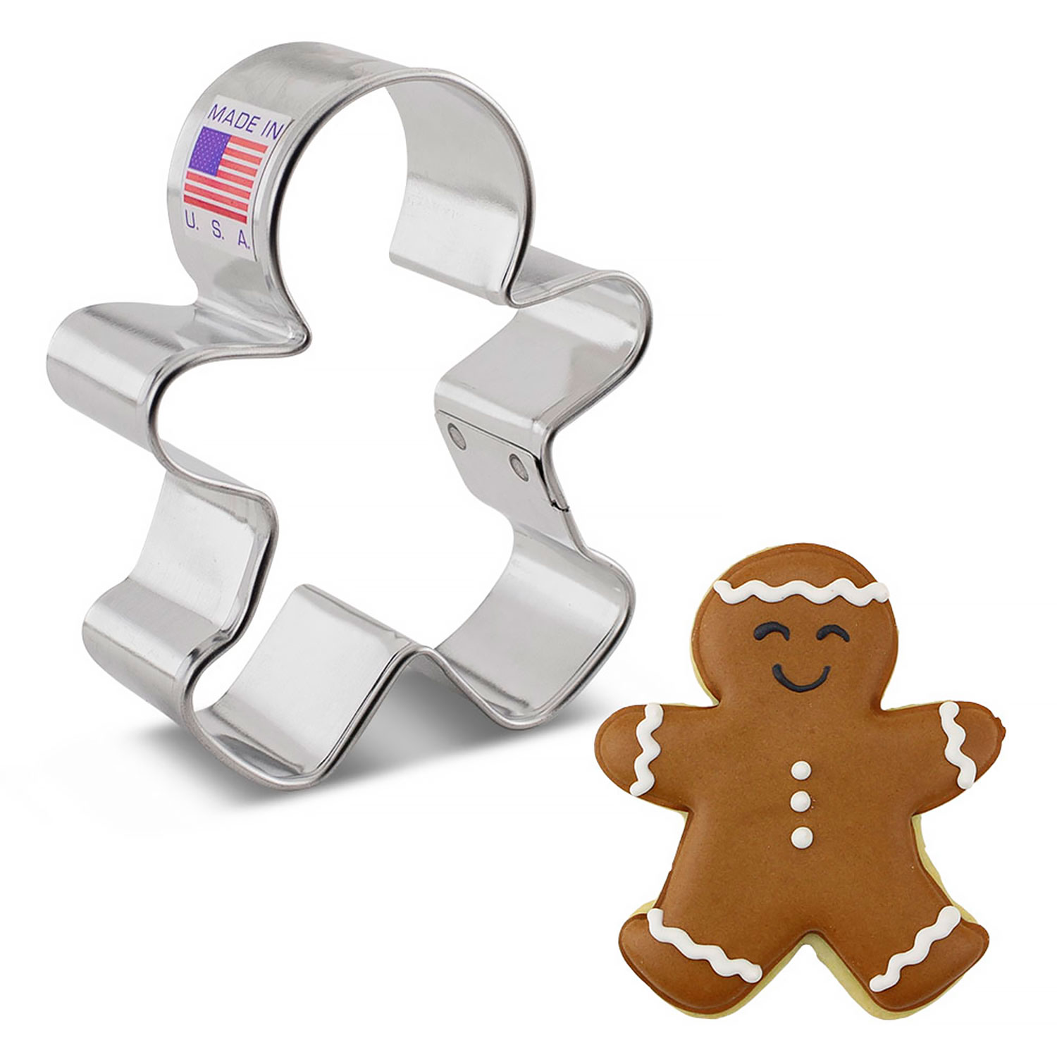 Chicago Metallic Gingerbread Man Pan - Baking Bites