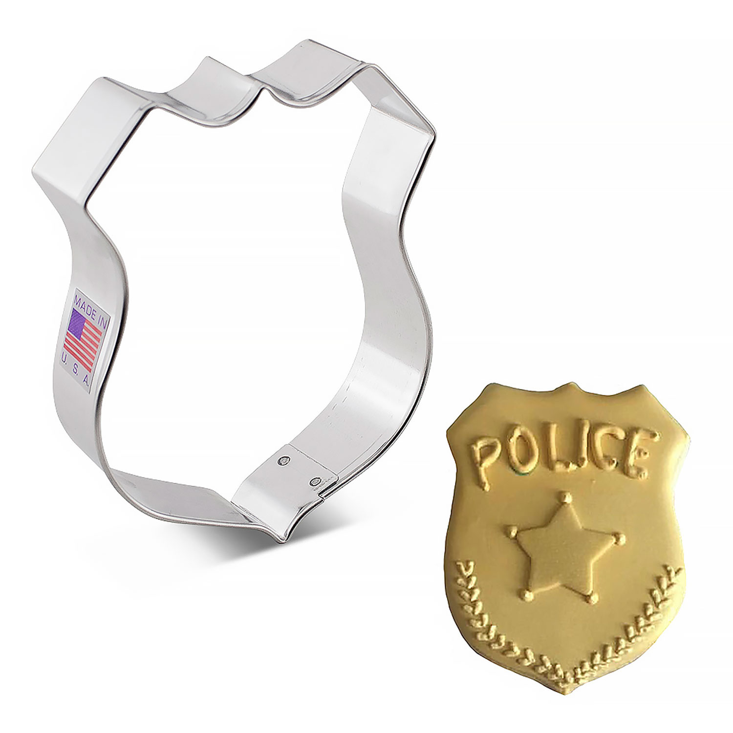 Police Badge Cookie Cutter