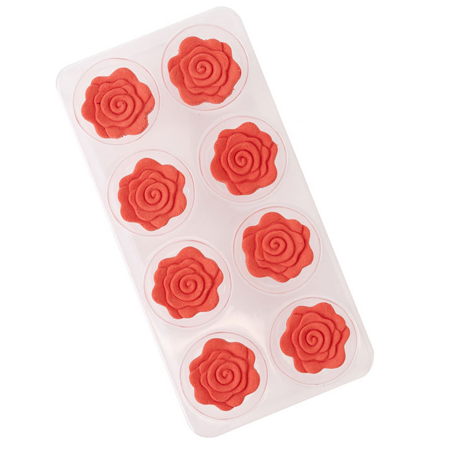 Red Rose Icing Decorations