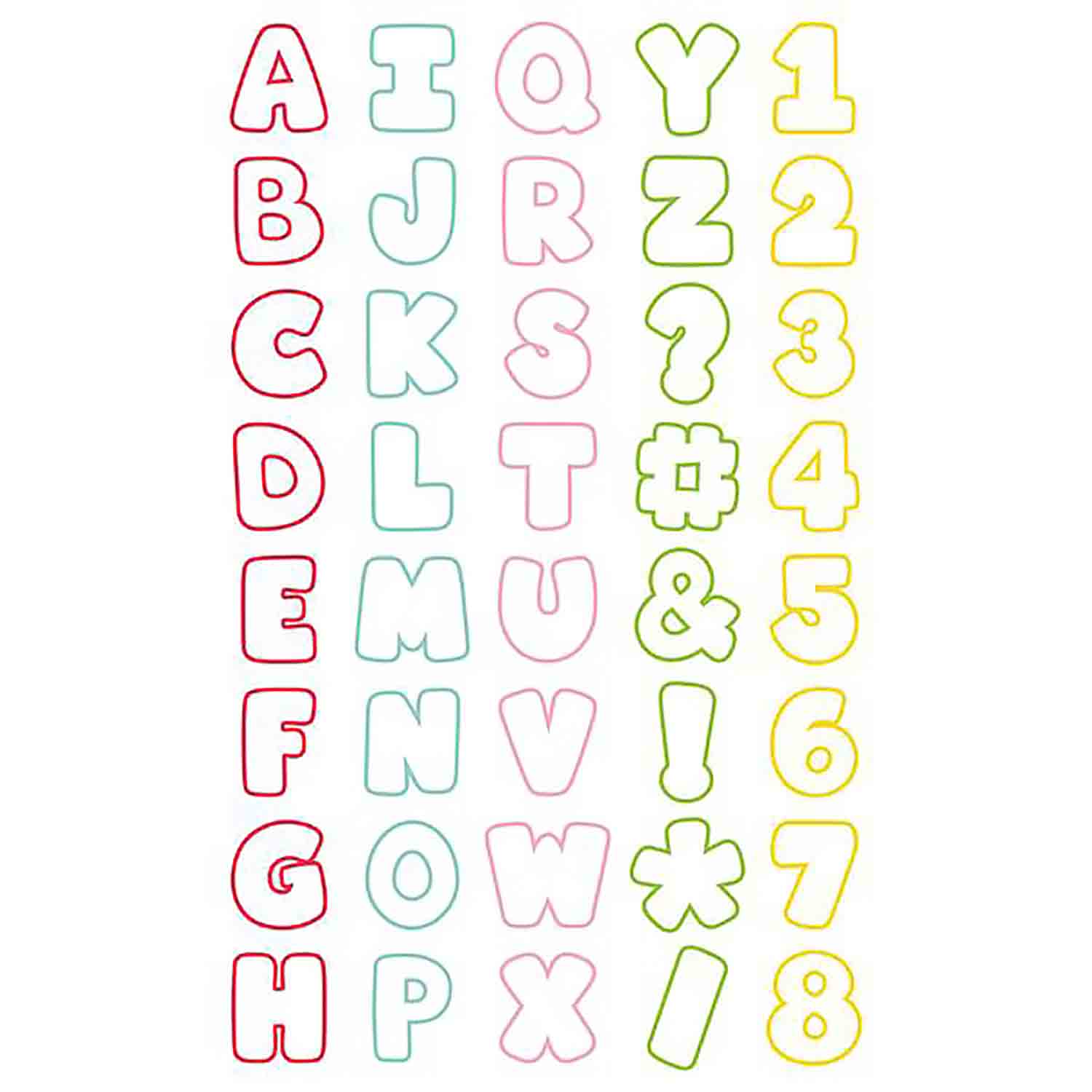 Mini Alphabet Cutter Set