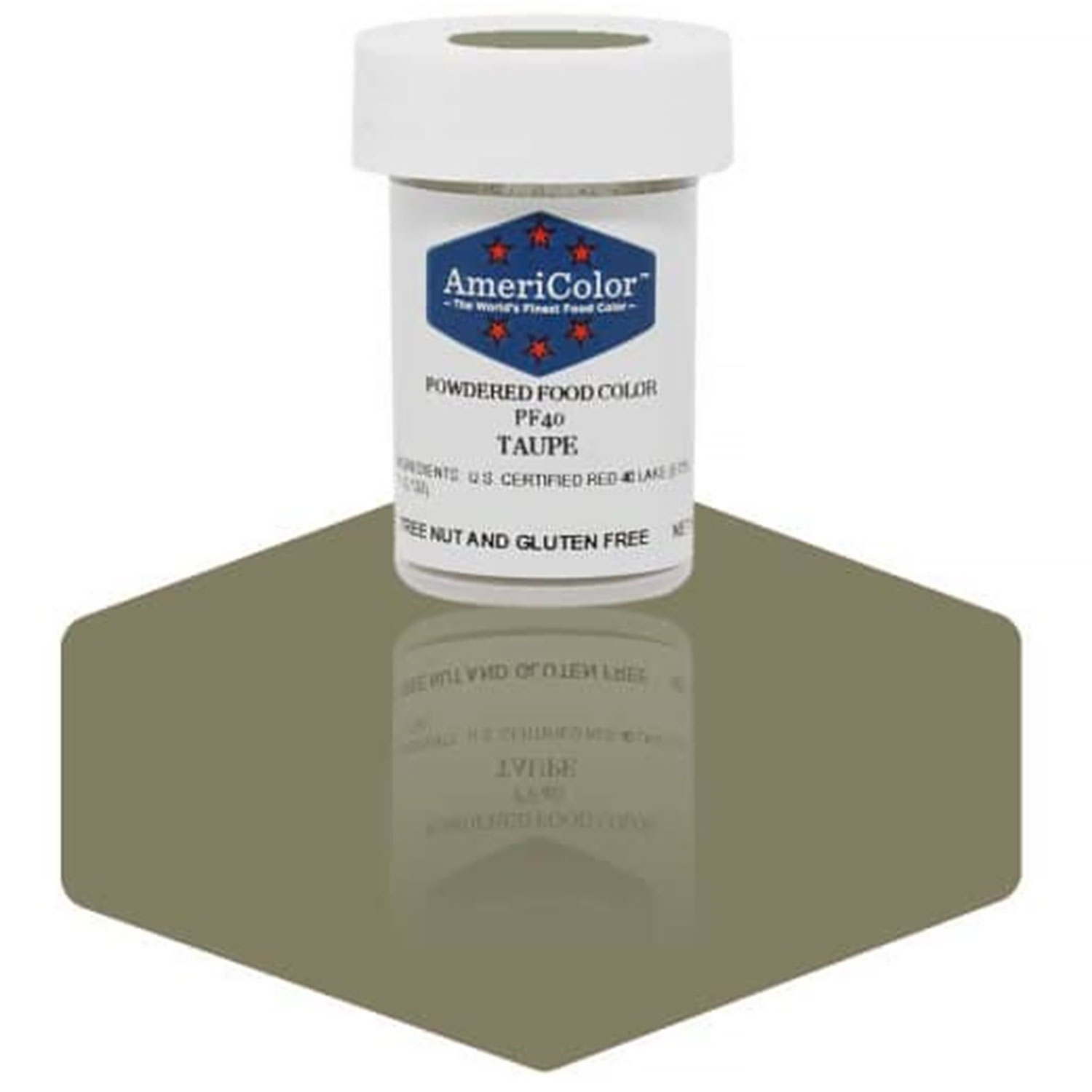 Americolor 3 Gram Powdered Food Color (Powder Food Colors: Taupe)