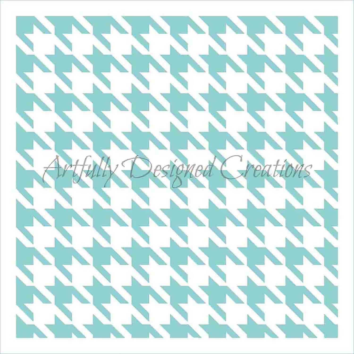 Houndstooth Cookie Stencil