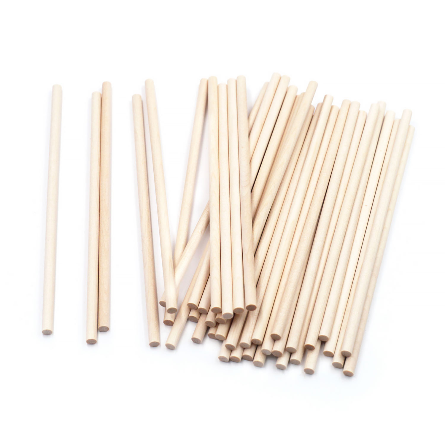 Wood Craft Dowels 6 Inches Tall x 0.2 inch Diameter - 40 Count