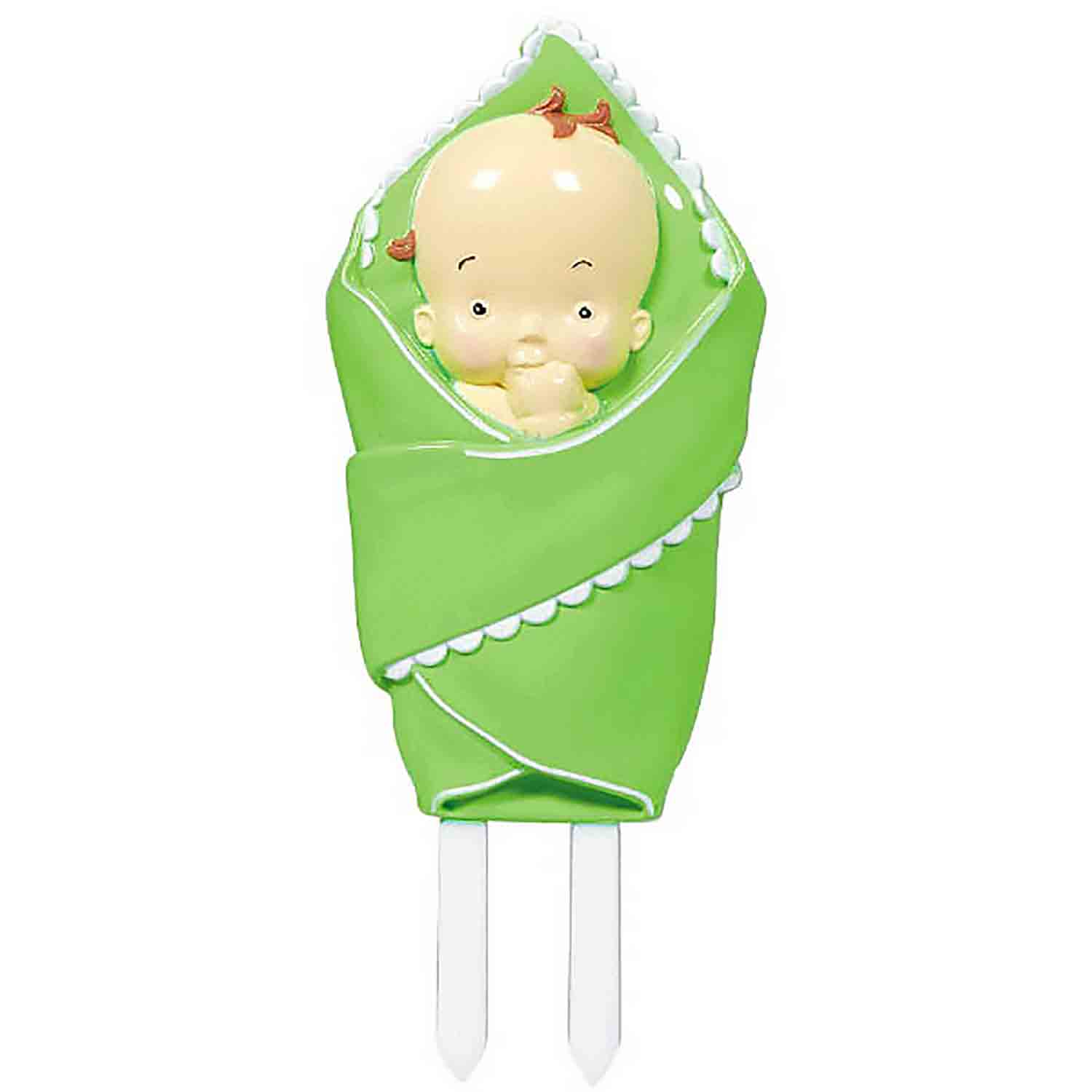 Baby in Blanket Cake Pick