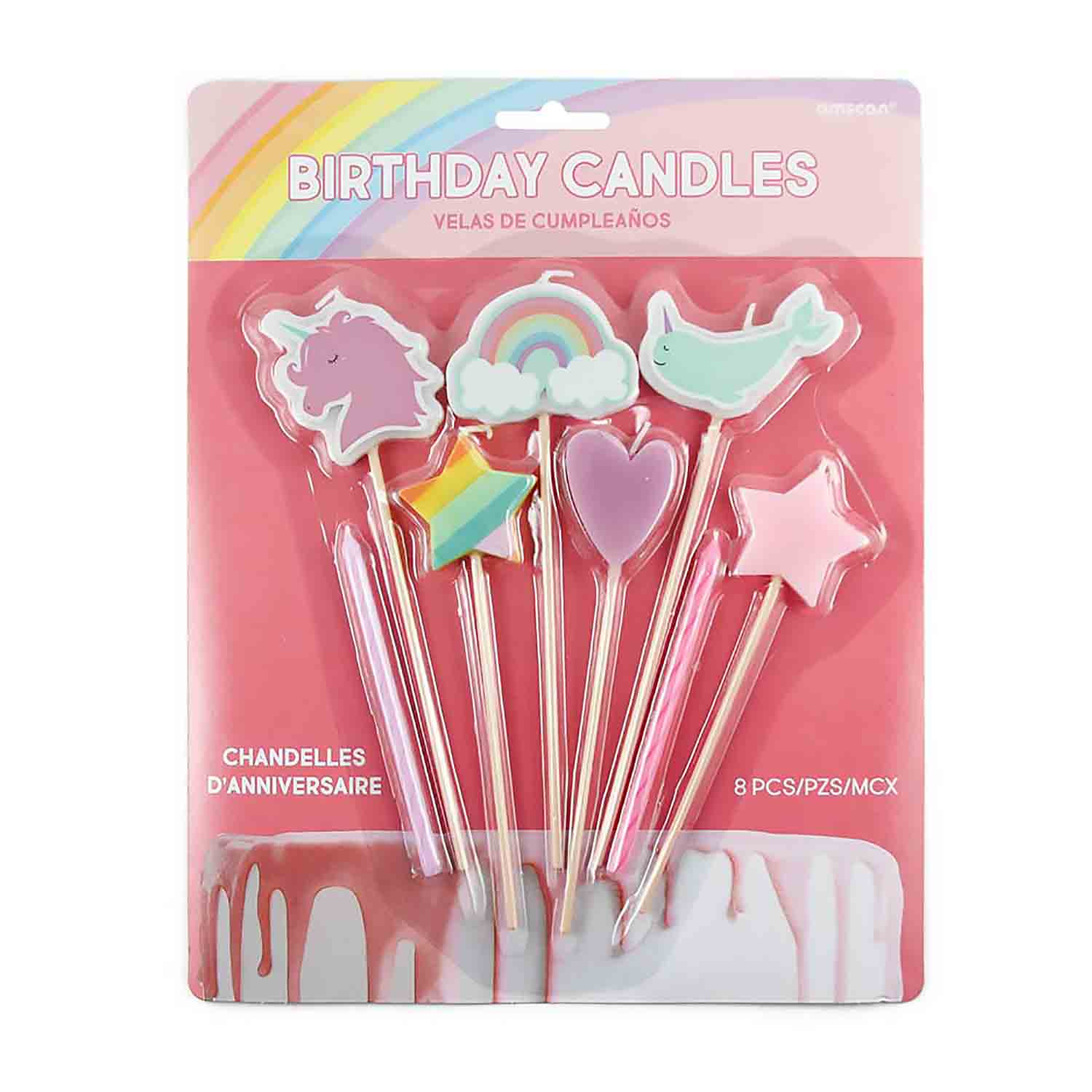 Magical Unicorn Birthday Candle Set