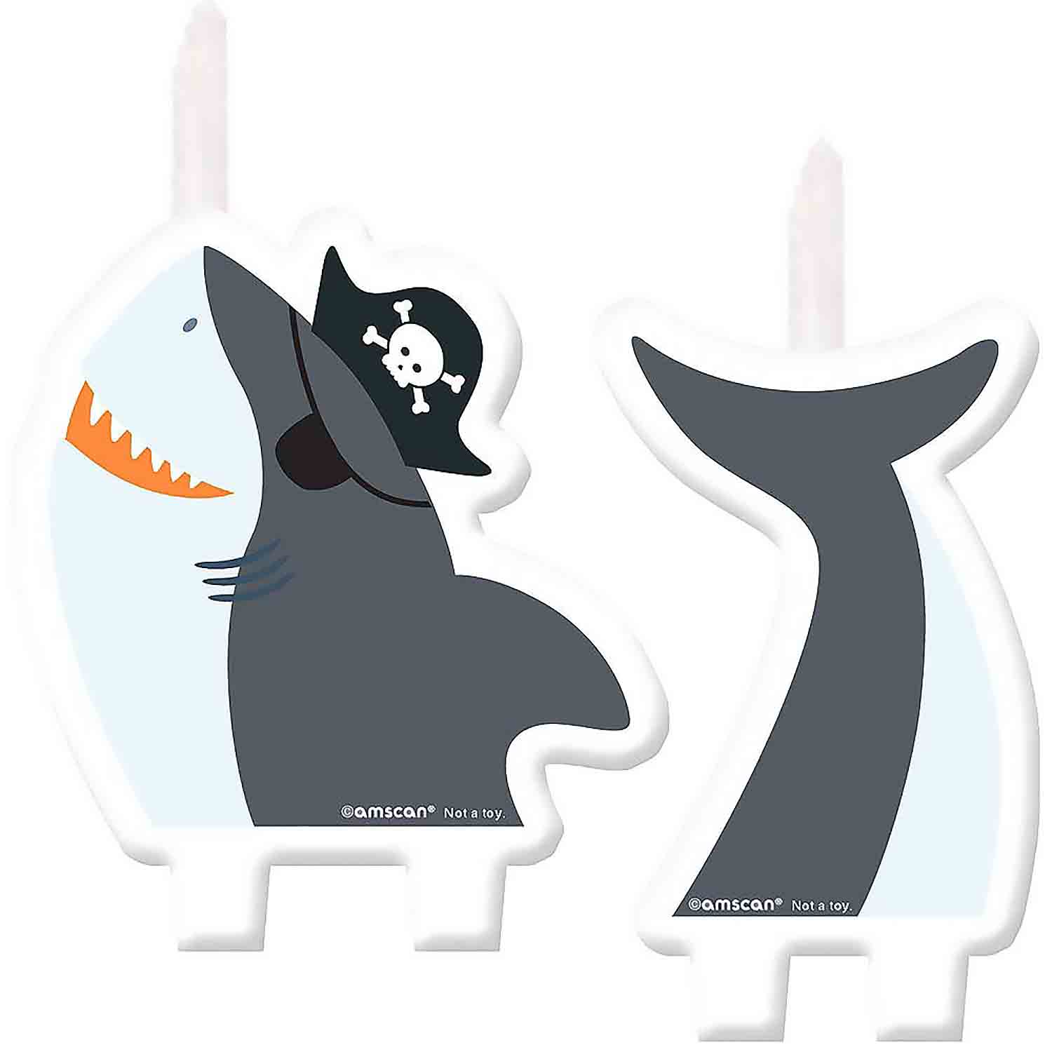 Ahoy Pirate Birthday Candle Set