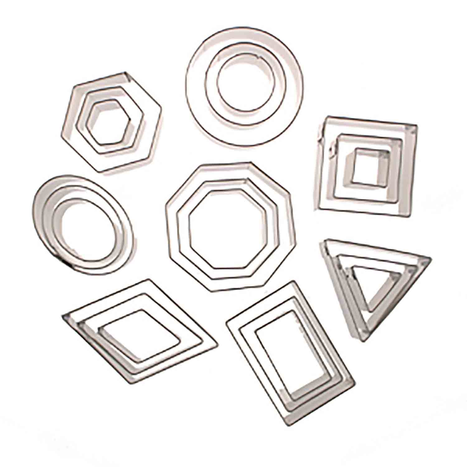 Geometric Shape Cookie Cutter Set