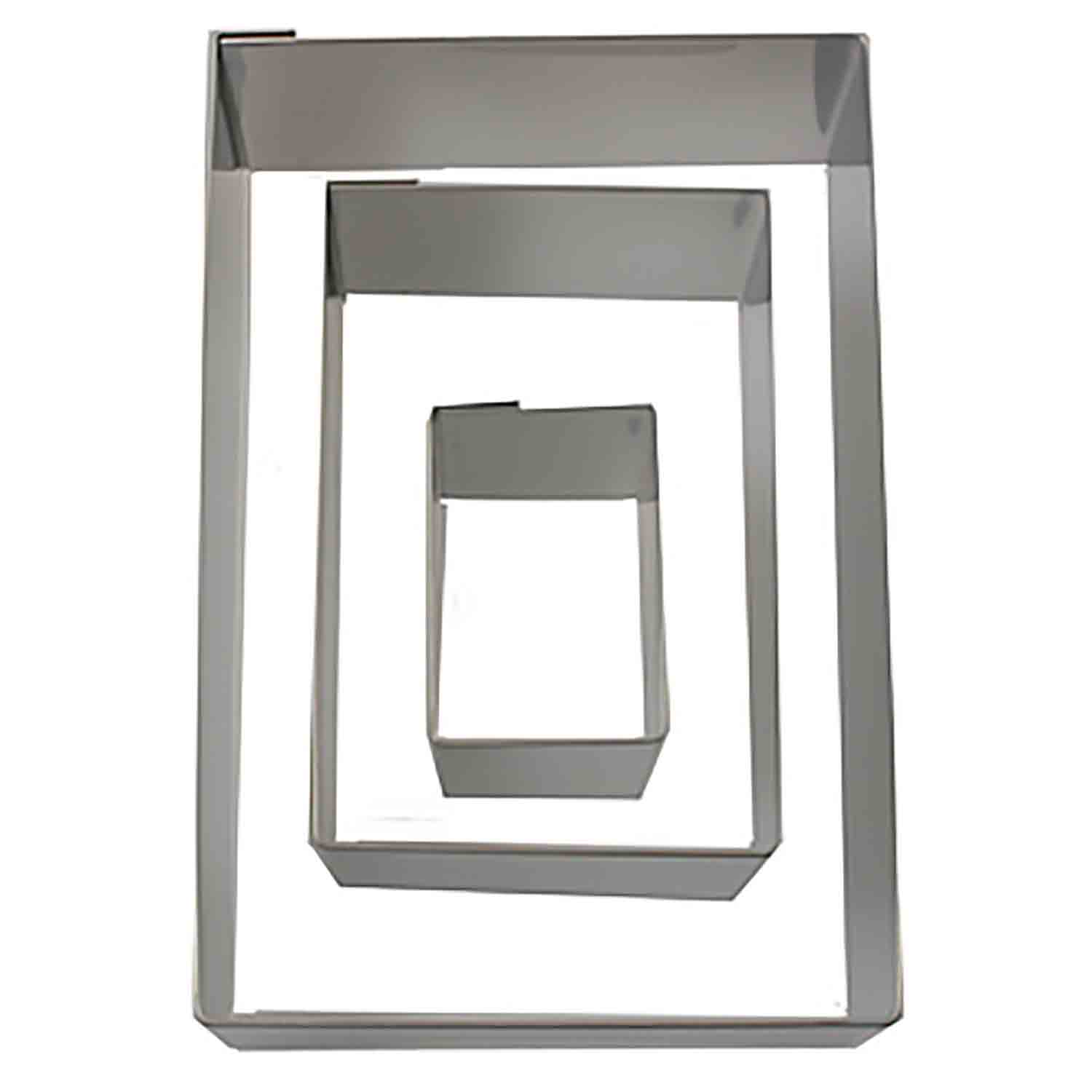 Rectangle Stainless Steel Cookie Cutter Set