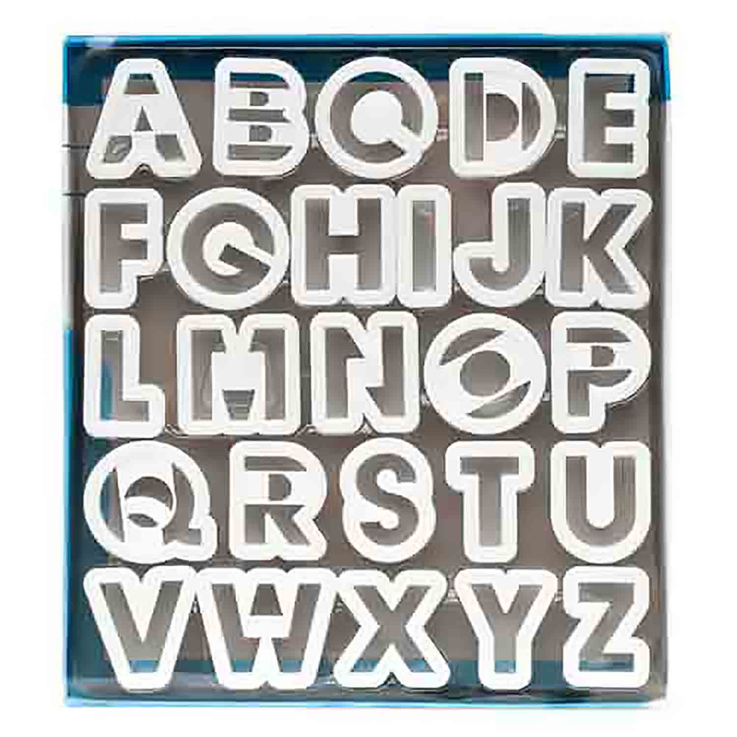 Pack Of 26 In Small Letters Fondant Letter Cutters And Icing Letter Cutters