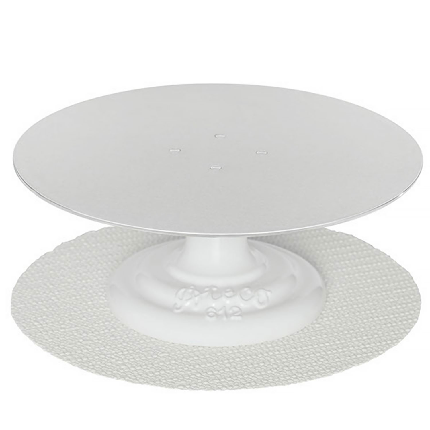 White Cake Decorating Turntable