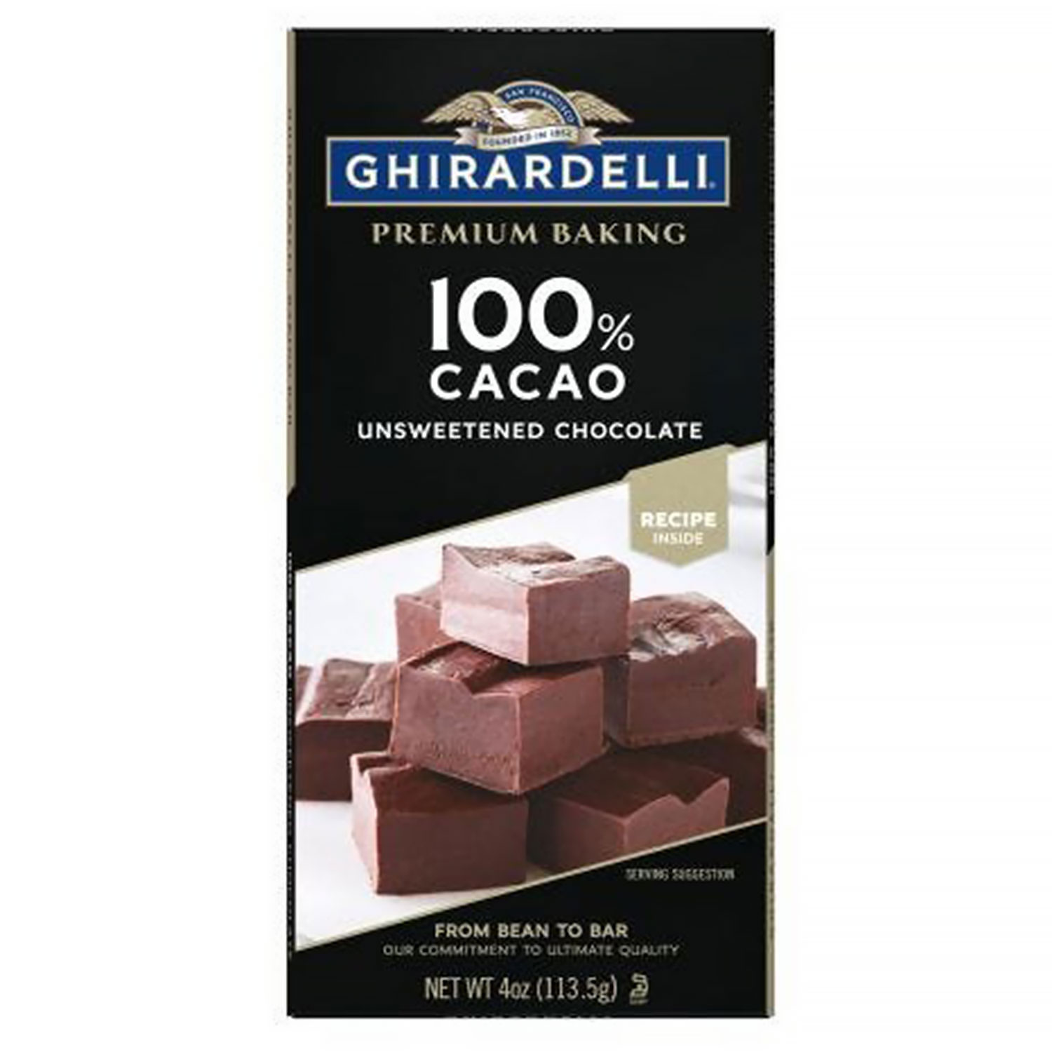 Ghirardelli Unsweetened Chocolate Baking Bar - Sale