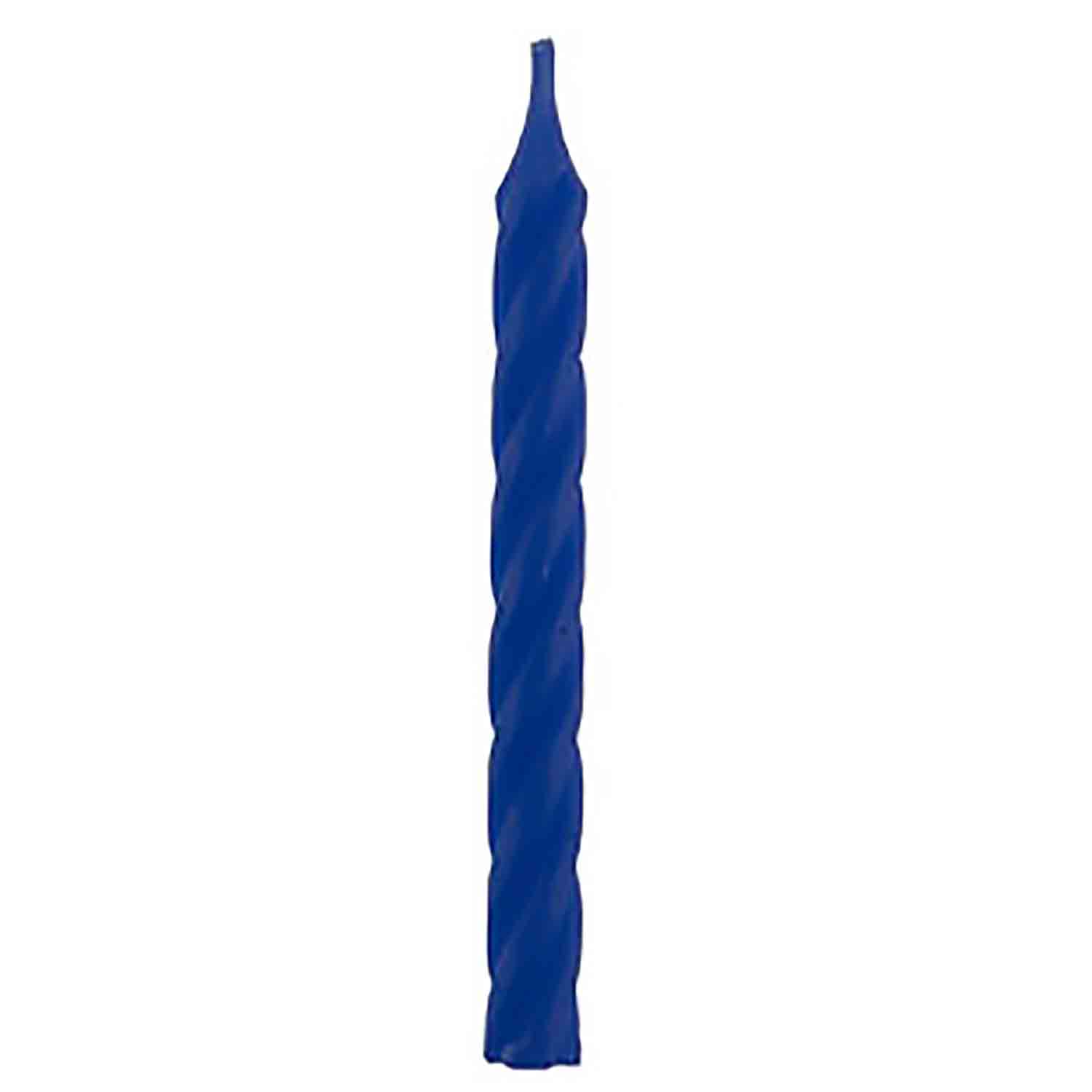 Spiral Candle- Blue