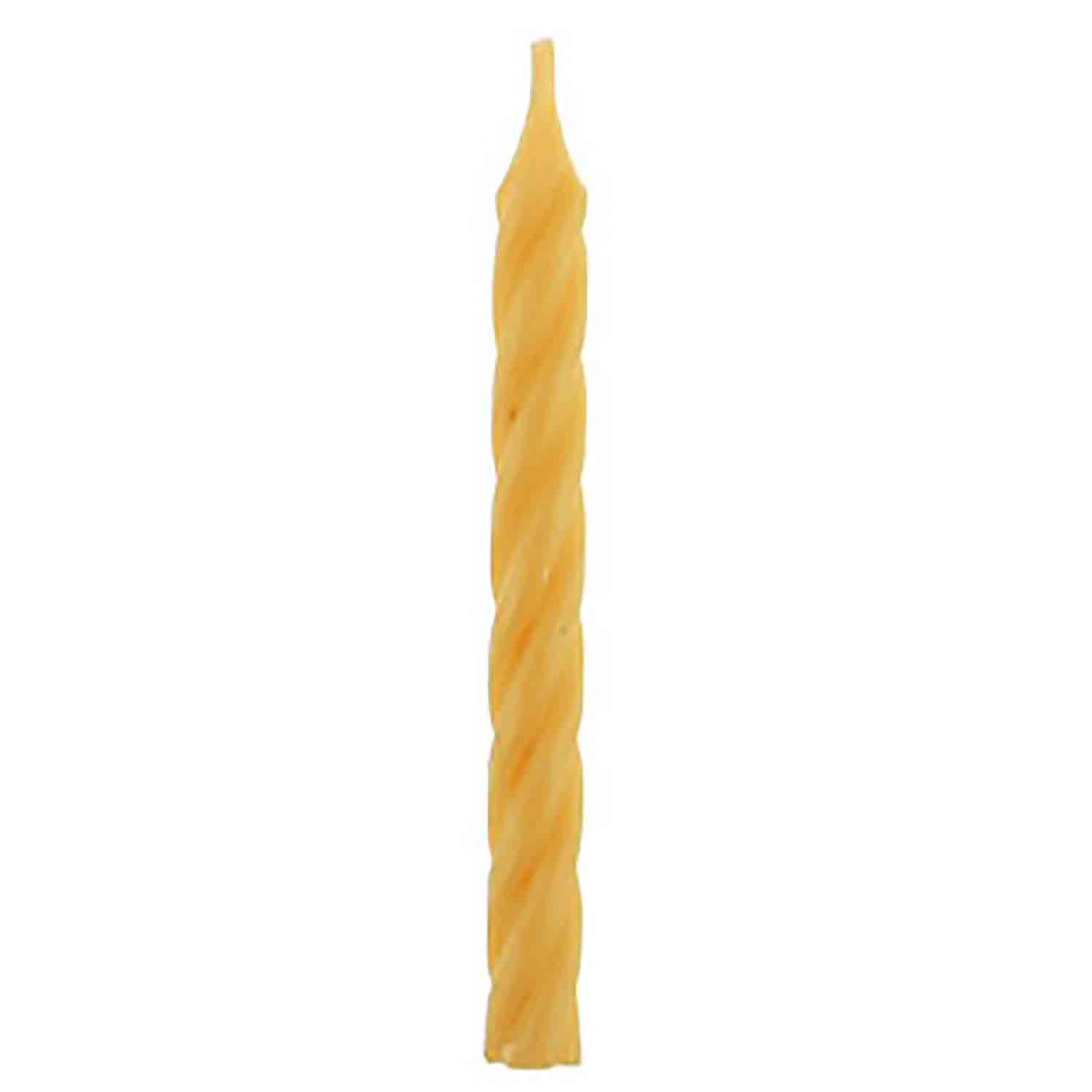 Spiral Candle- Yellow