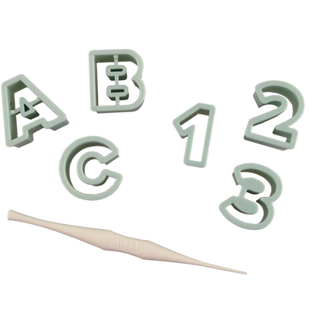 Mini Alphabet and Number Cookie Cutter Set BI04904
