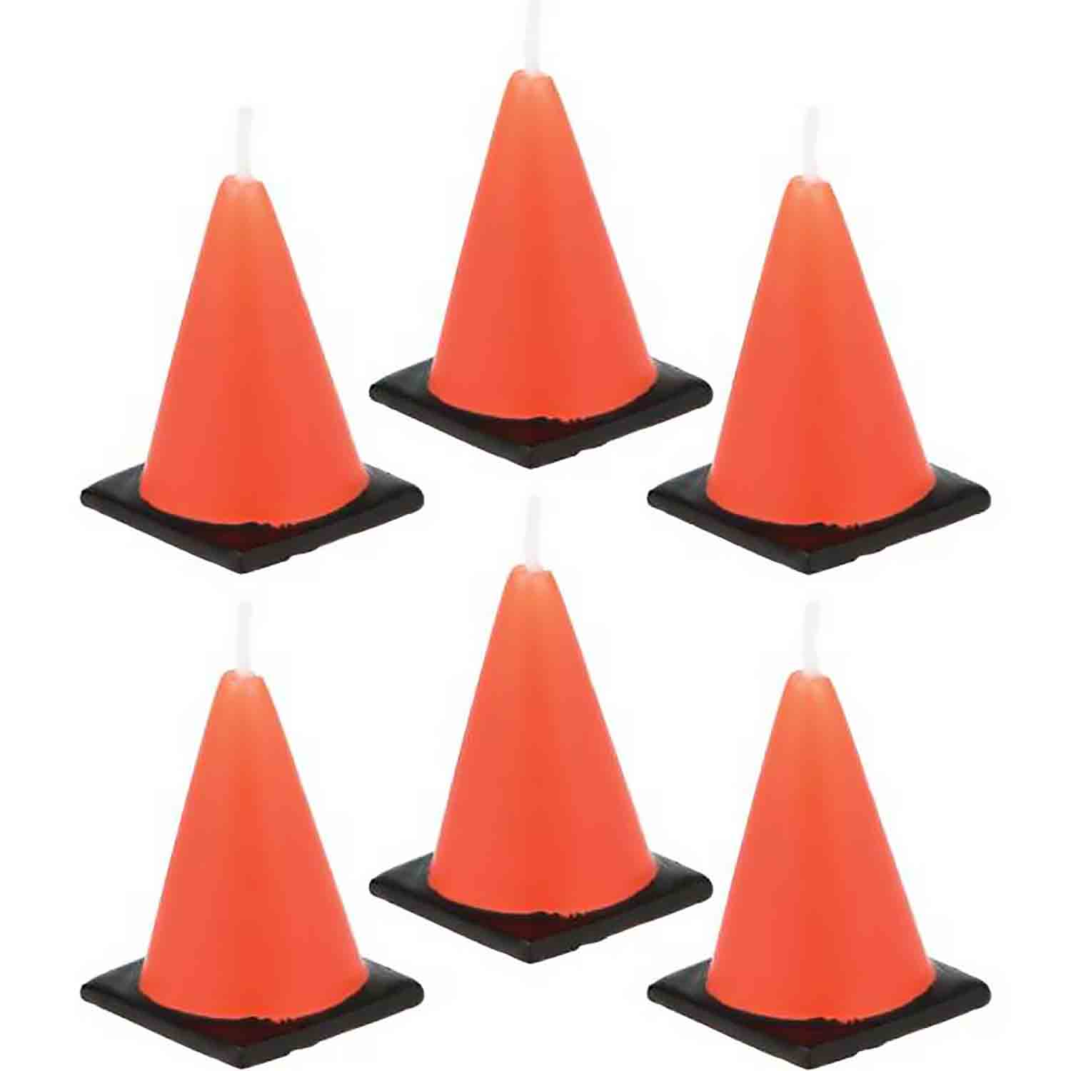 Contruction Cone Candles