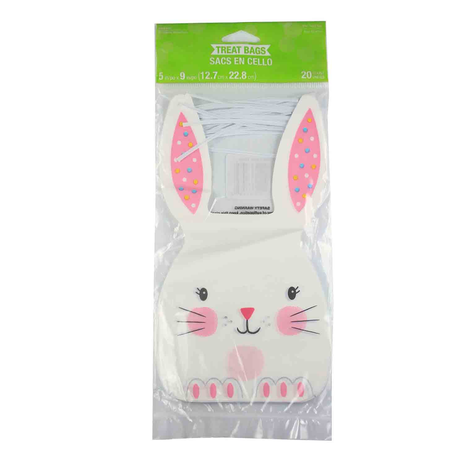 Easter Bunny Treat Bags With Ties