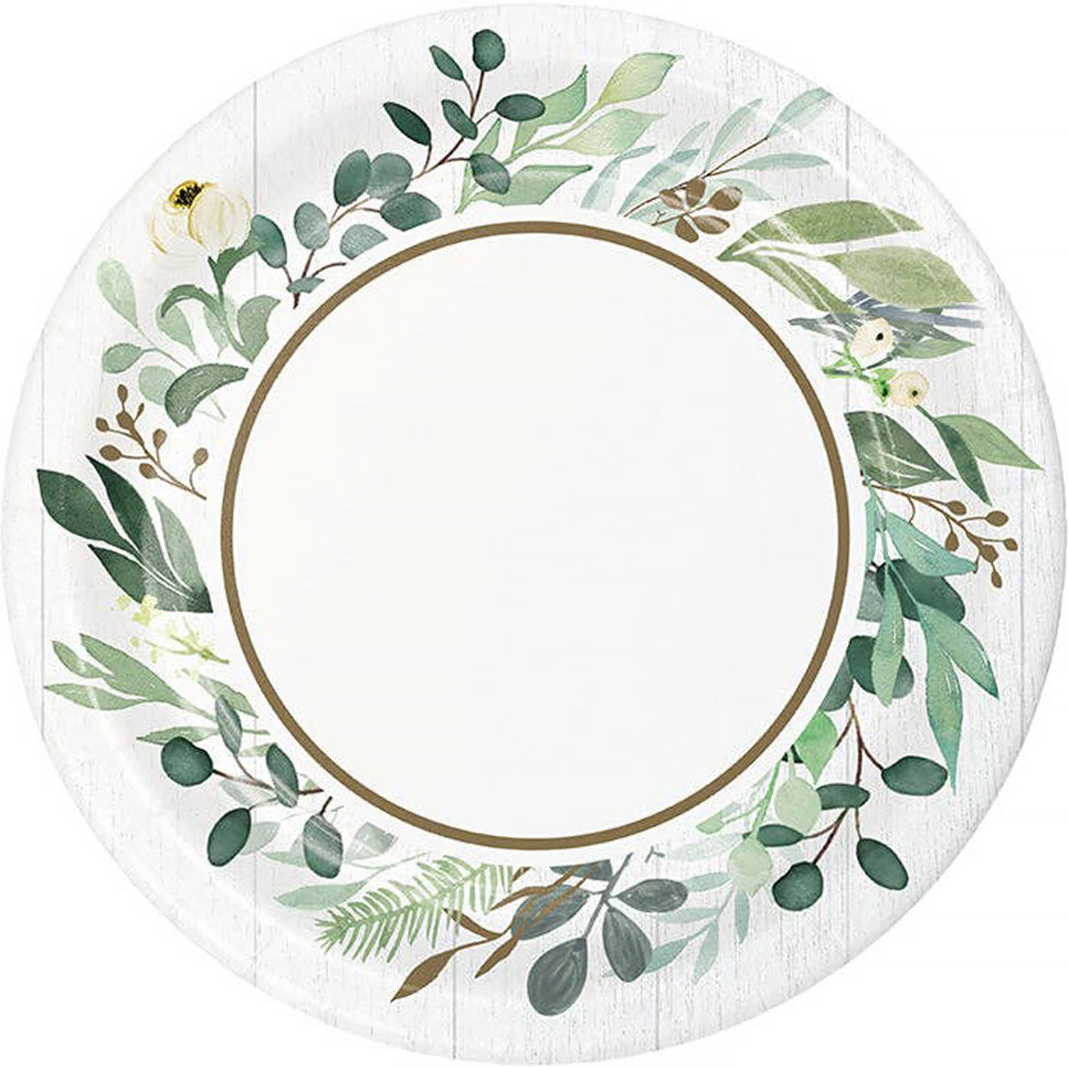 Eucalyptus Dessert Plates
