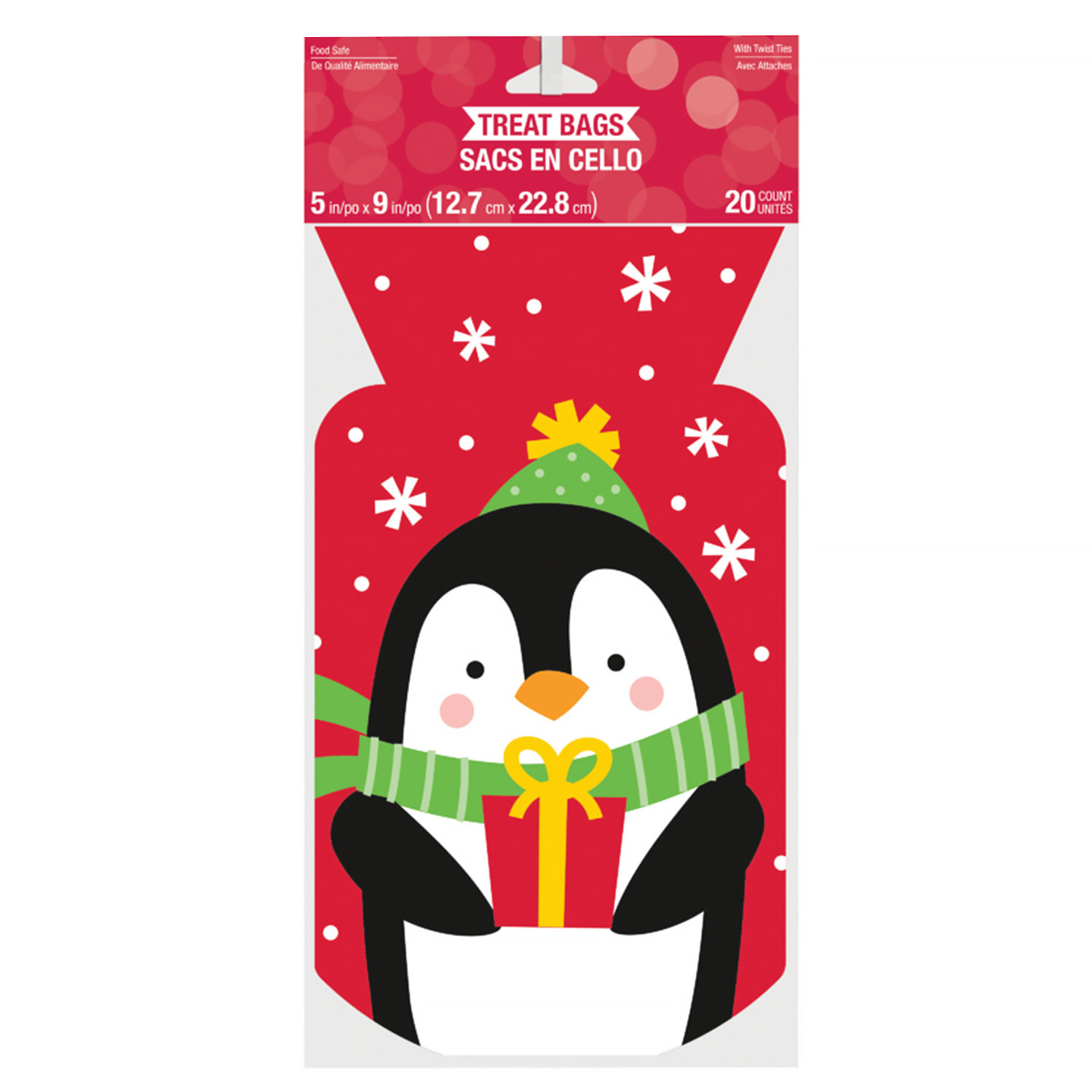 Christmas Penguin Treat Bags