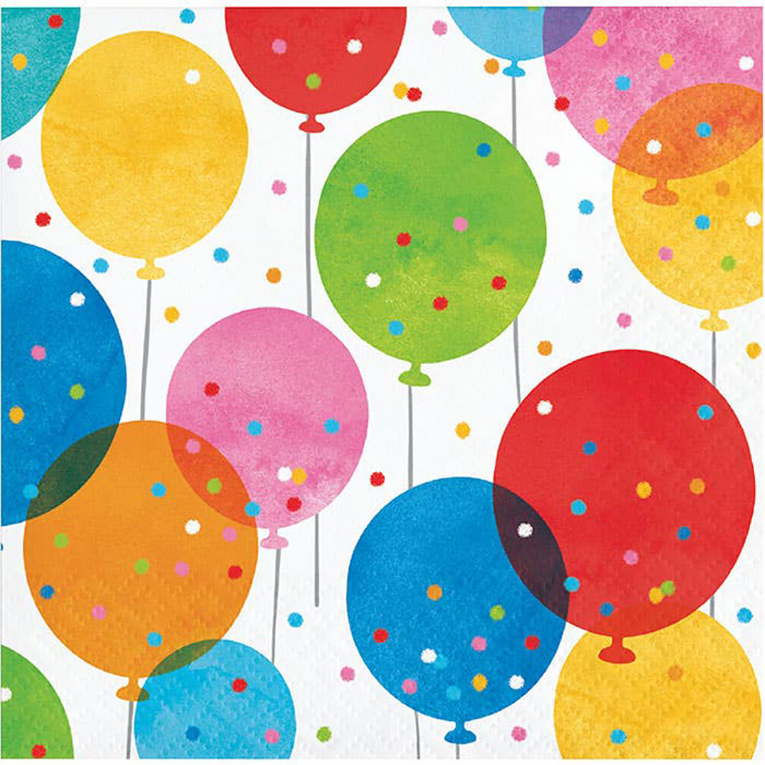 Birthday Balloon Napkins