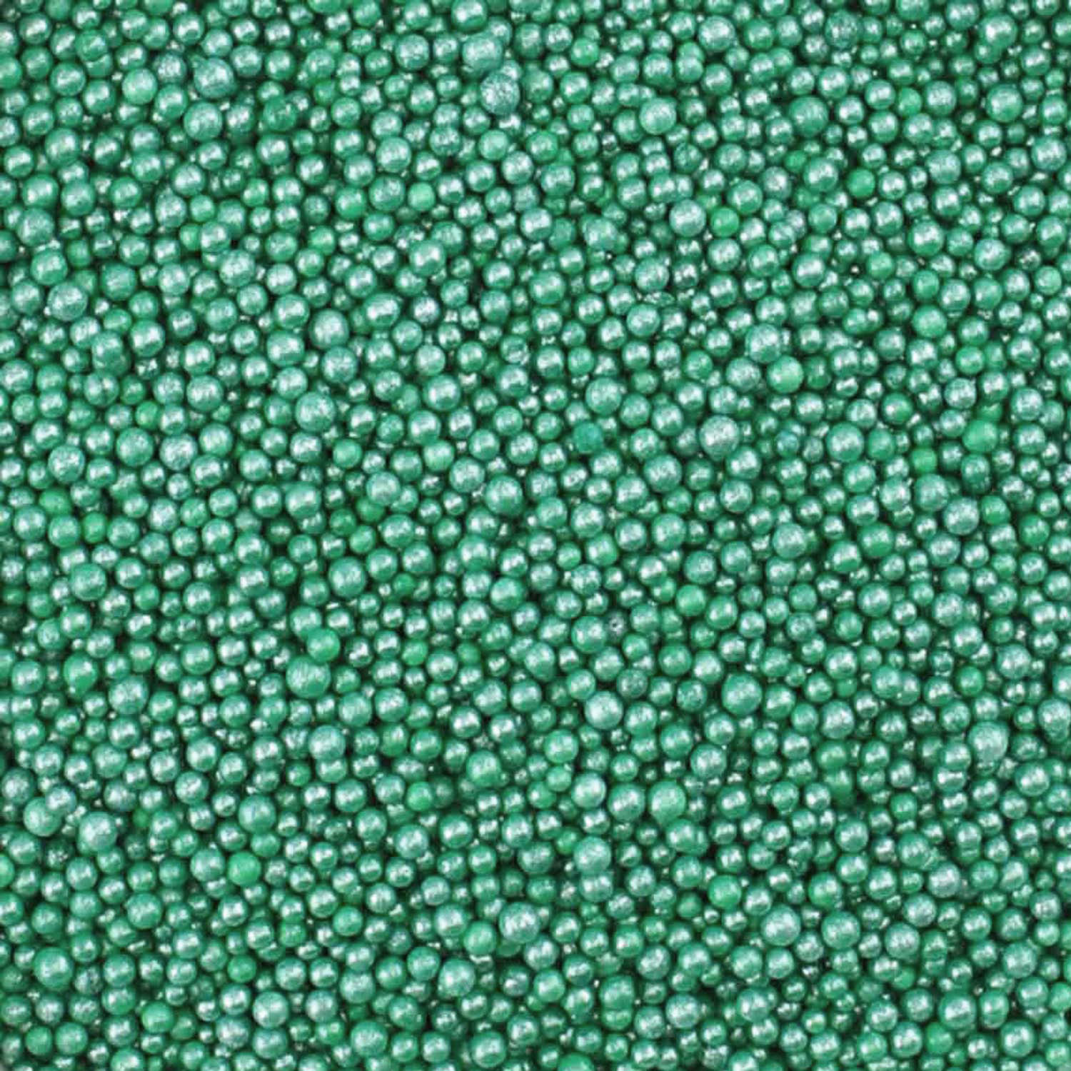 Green Shimmer Non-Pareils - CG-577X | Country Kitchen SweetArt