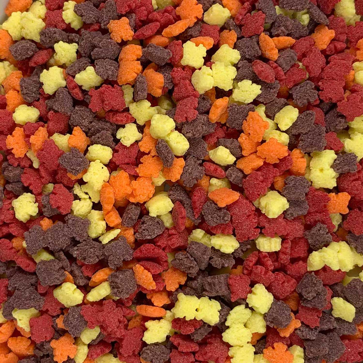 Mini Fall Leaves Confetti Sprinkles