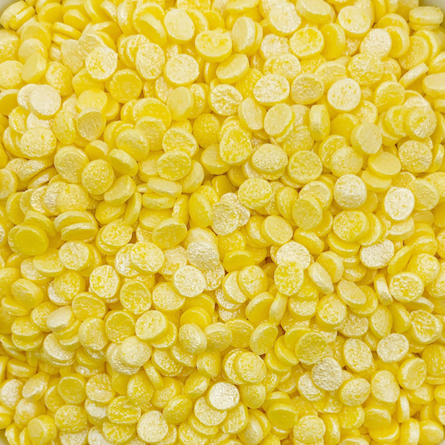 Yellow Shimmer Pearl Confetti