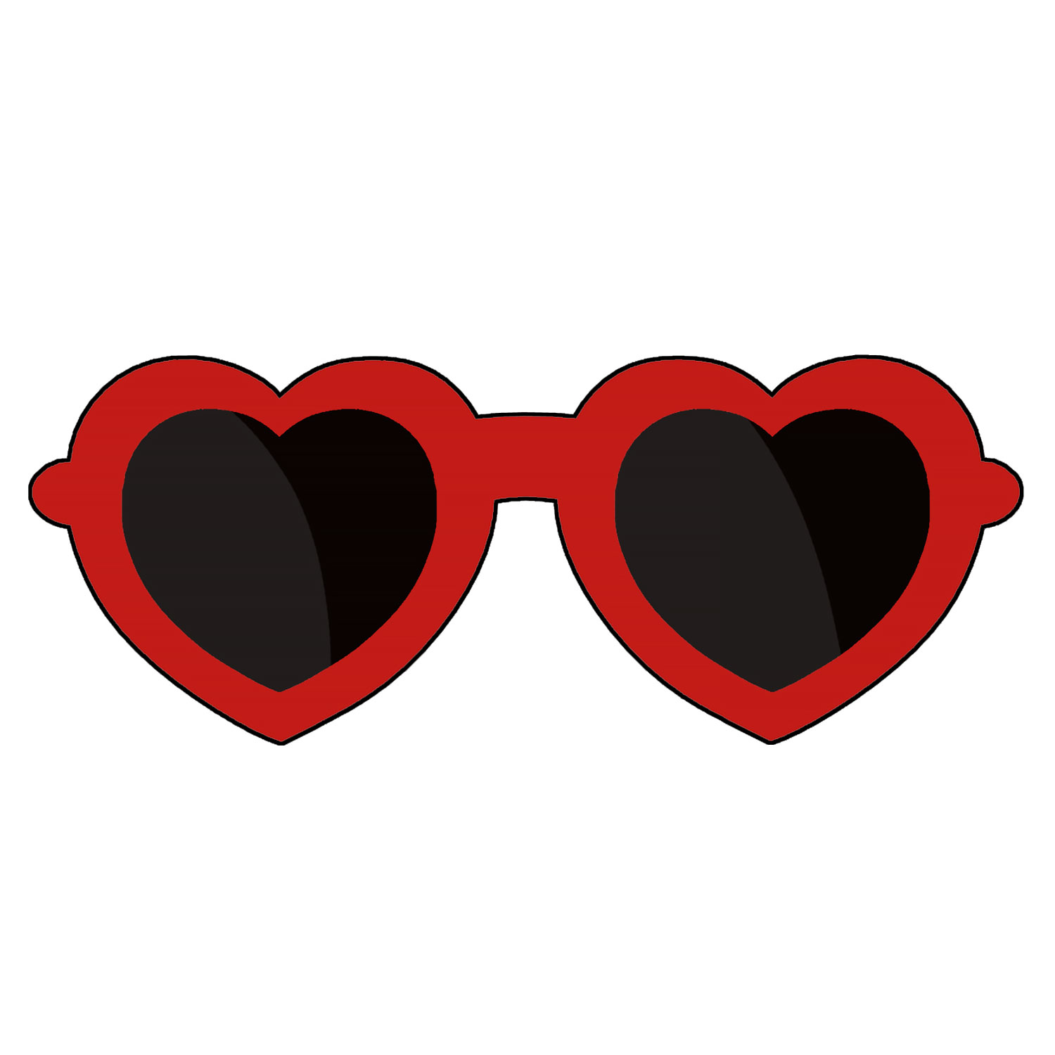 Heart Sunglasses Cookie Cutter