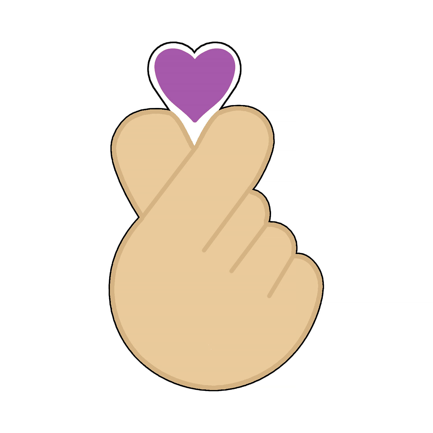 Finger Heart Cookie Cutter