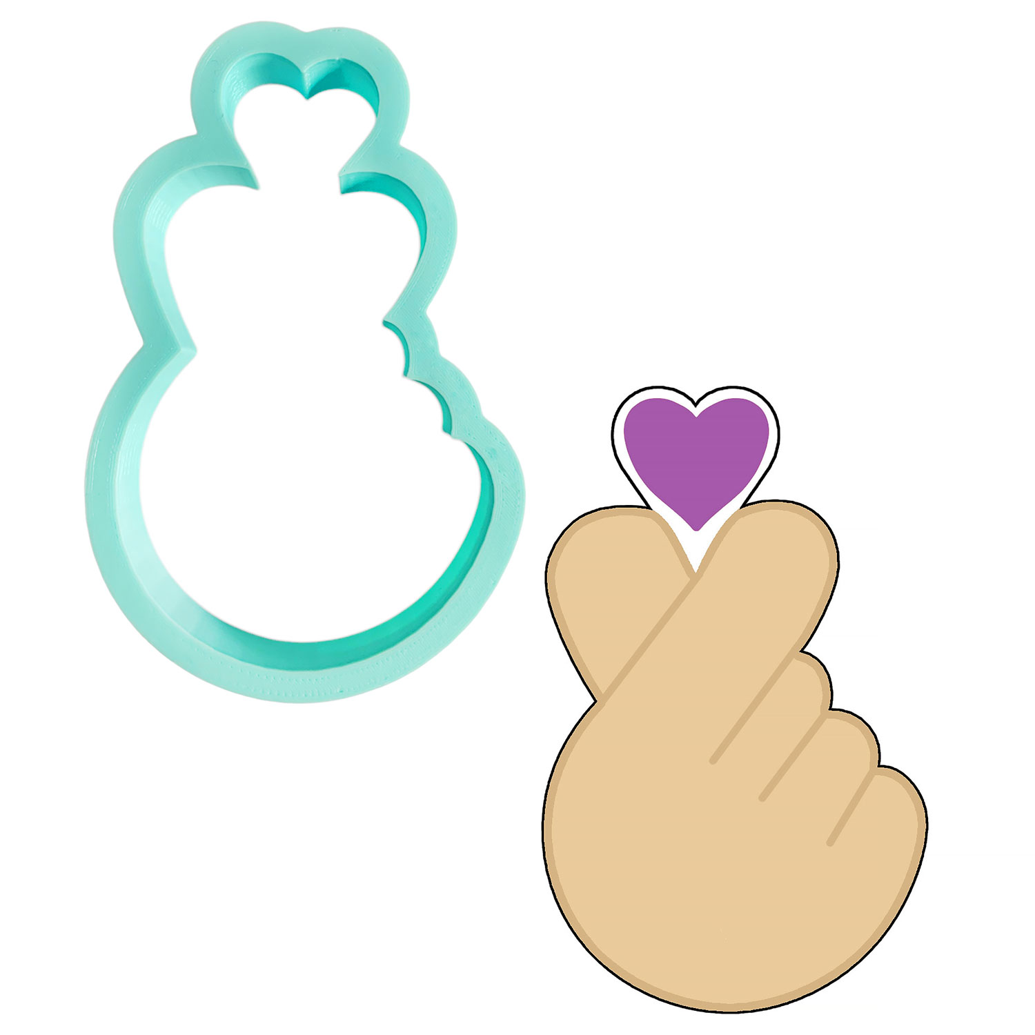 Finger Heart Cookie Cutter