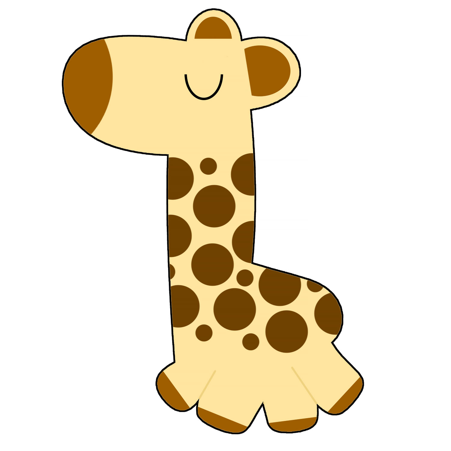 Baby Giraffe Cookie Cutter