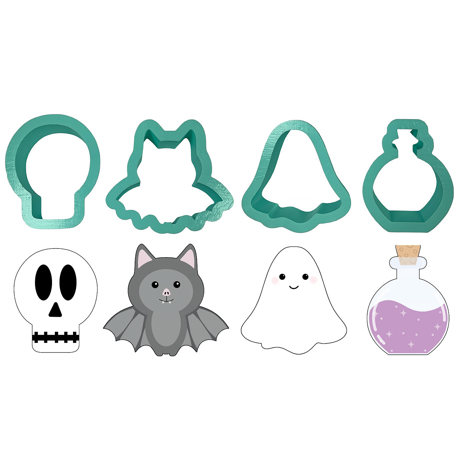 Halloween Mini Cookie Cutter Set (8 pcs.) – Designer Cookies ™ STUDIO