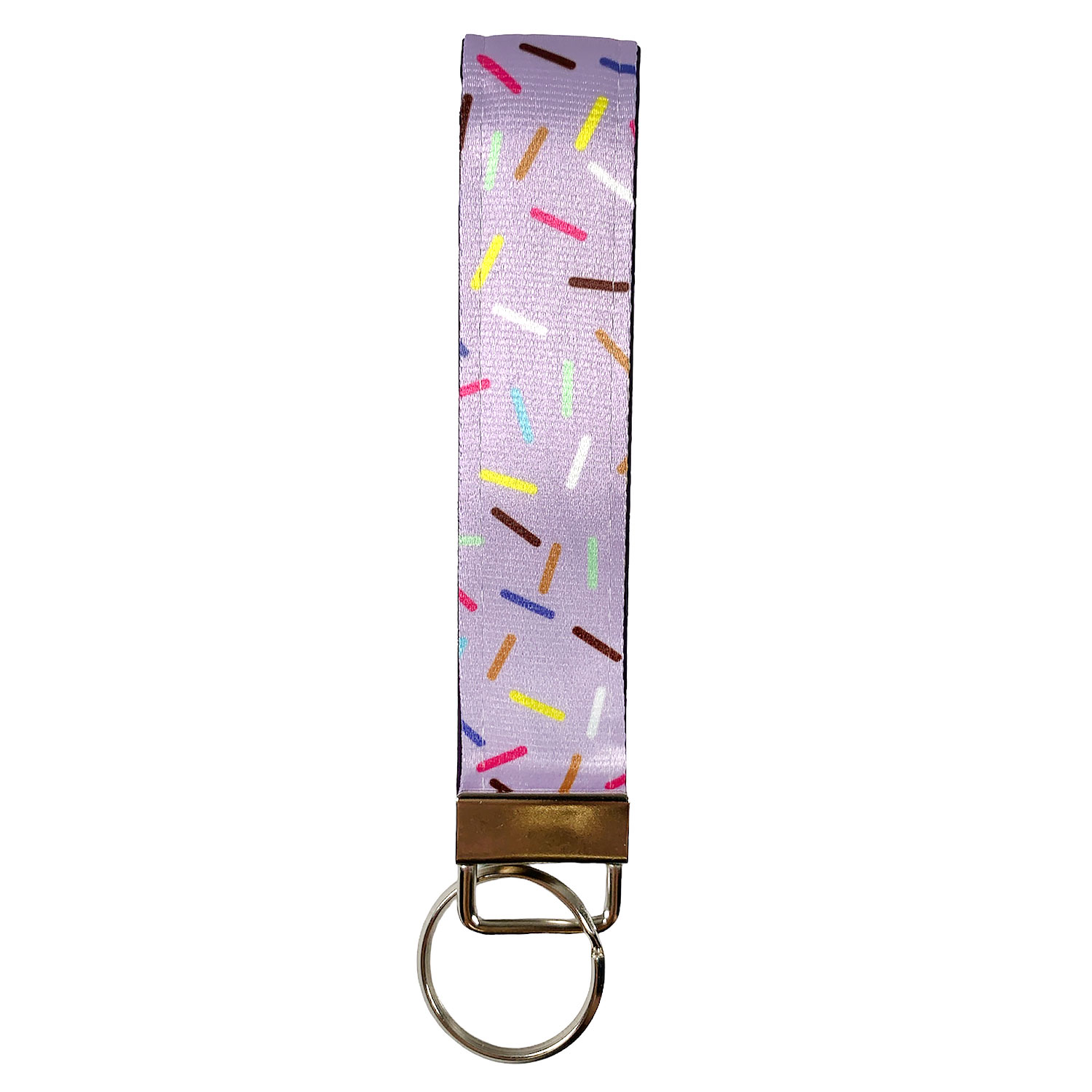 Large Lavender Sprinkle Key Fob