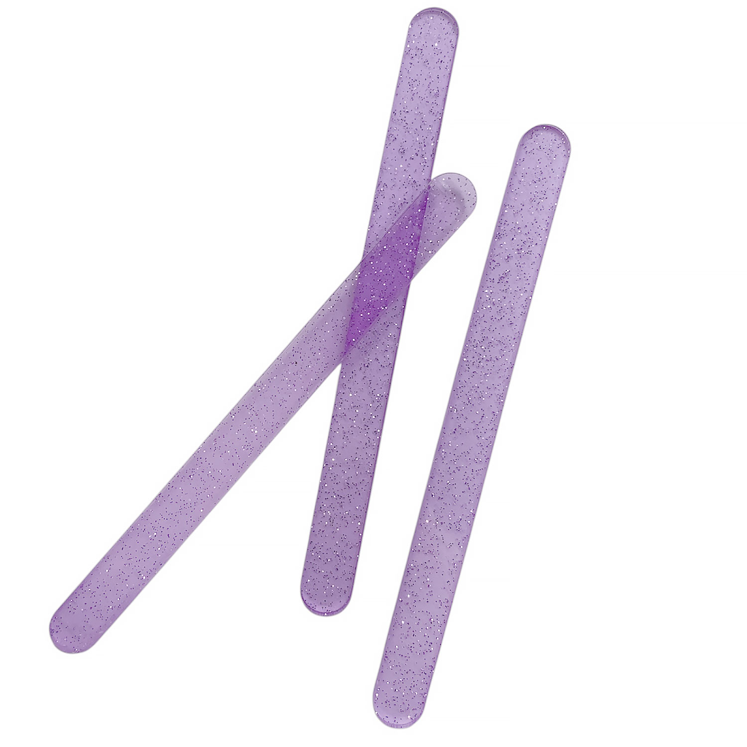Lavender Glitter Popsicle Sticks