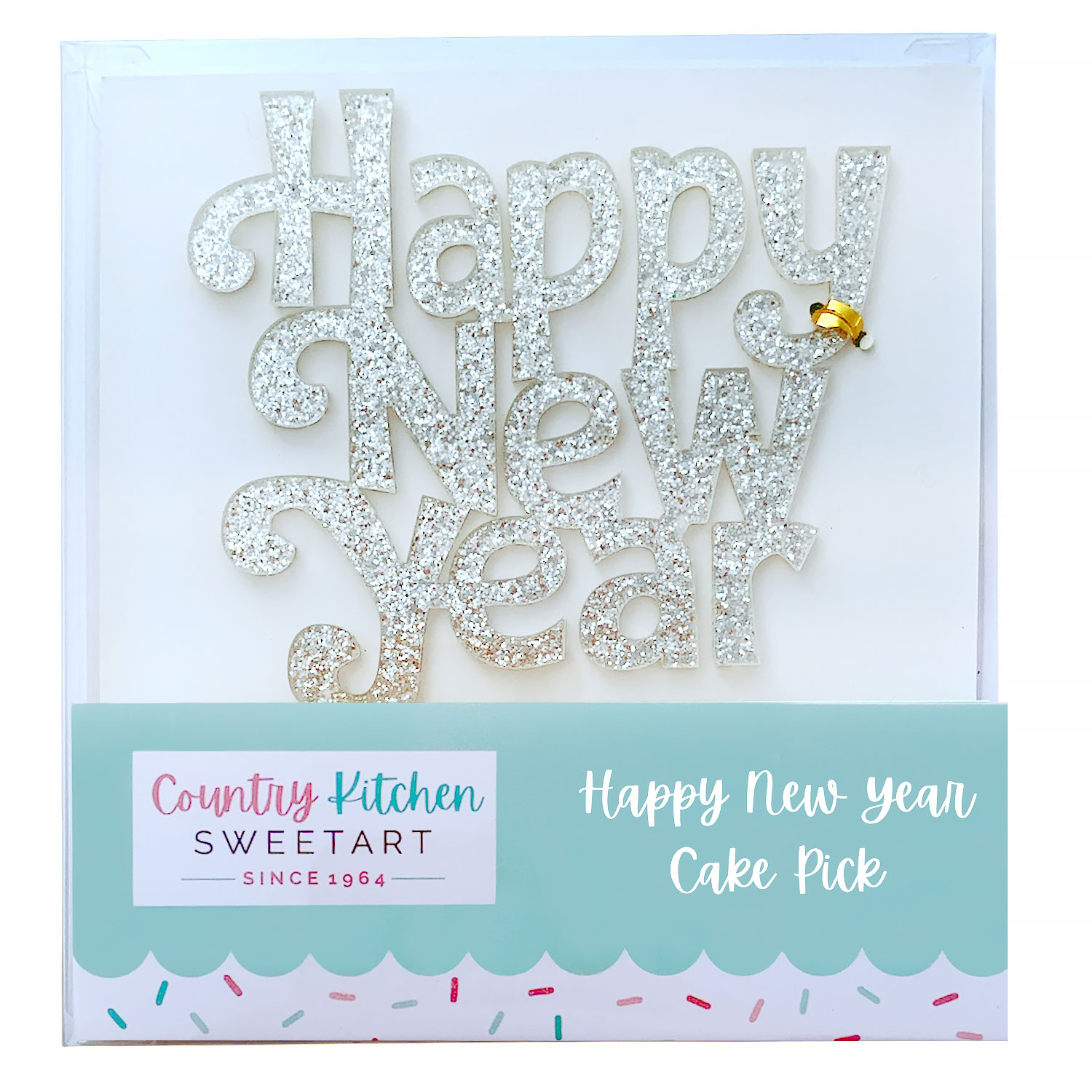 Happy New Year Cake Topper