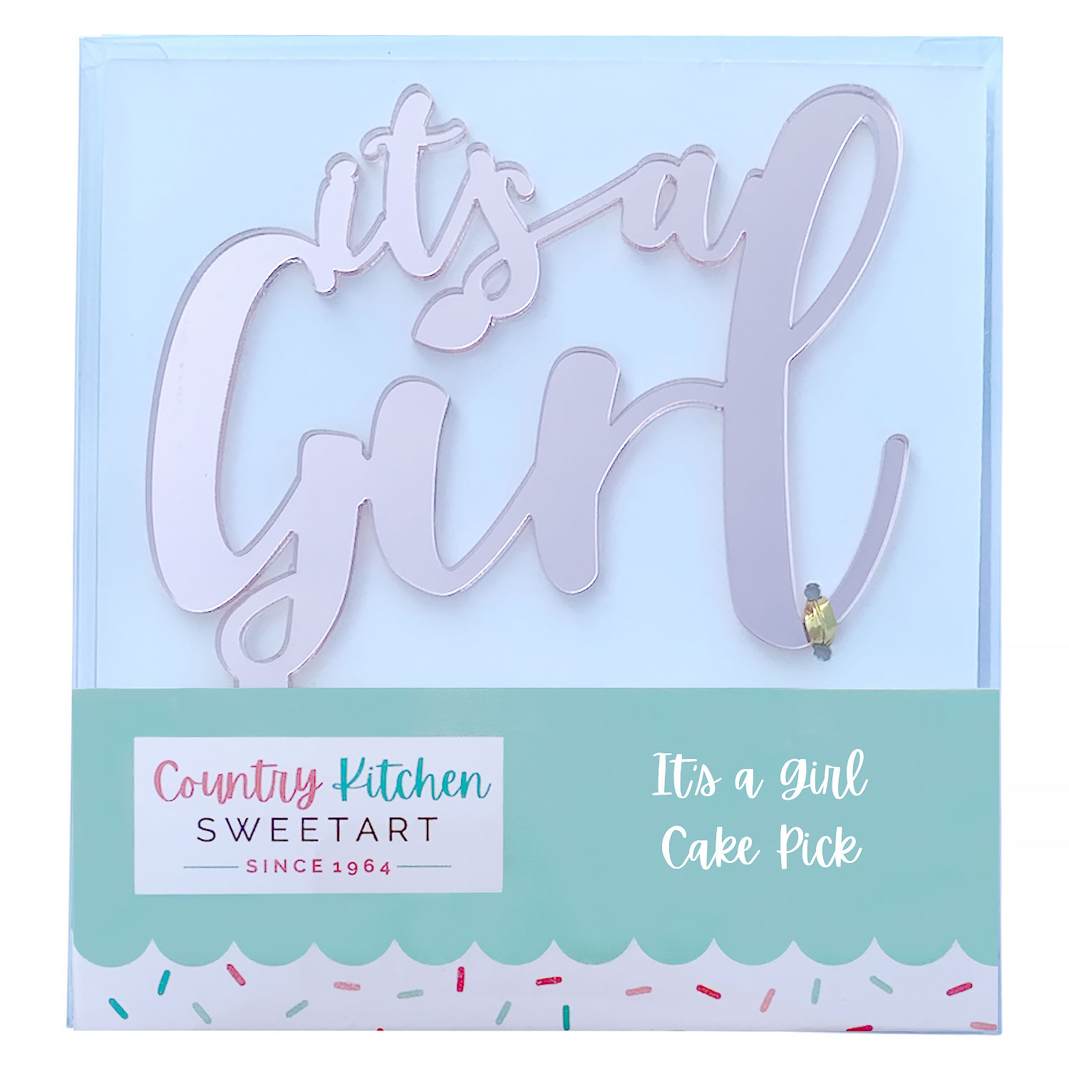 It’s a Girl Cake Topper