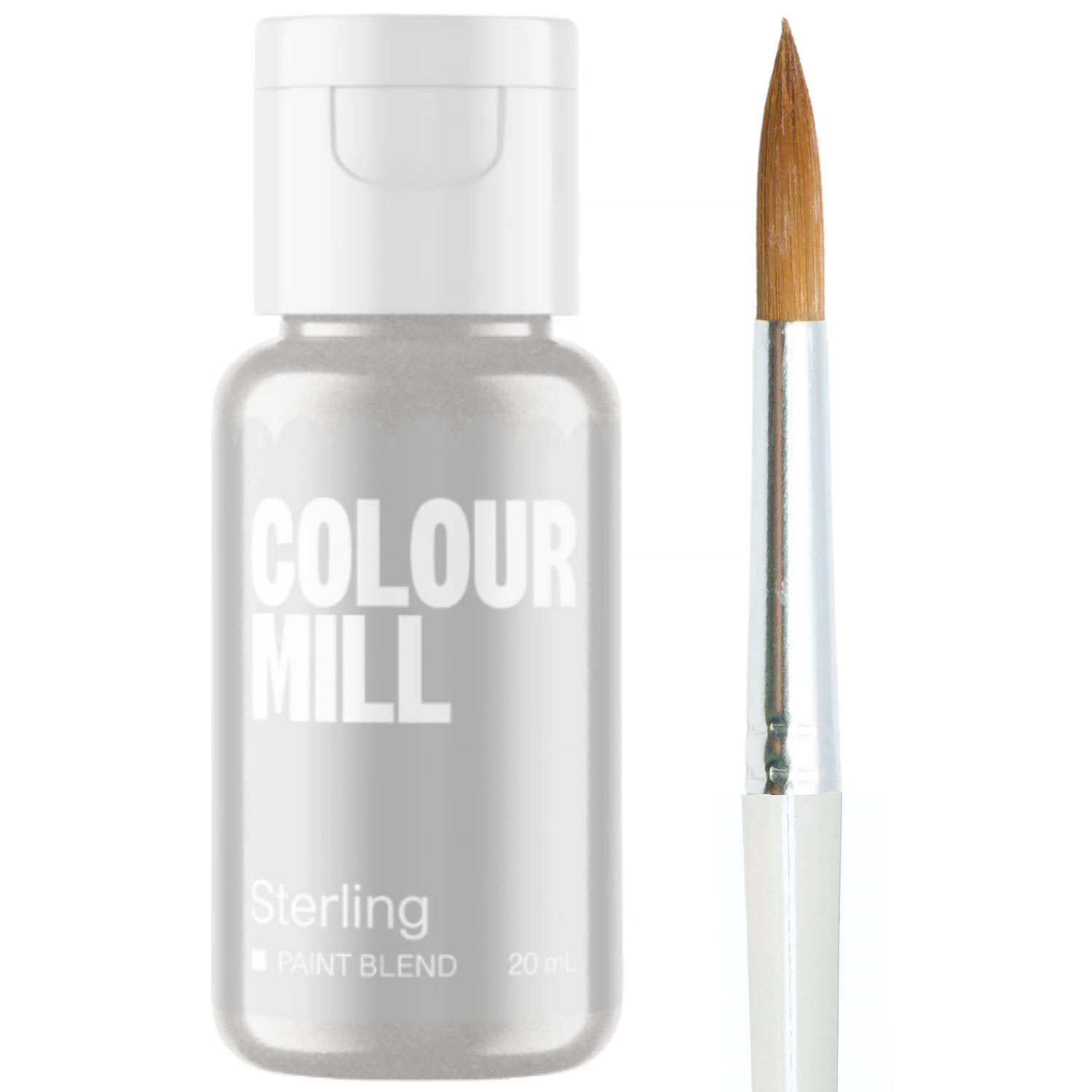 Sterling Silver Edible Metallic Paint Blend