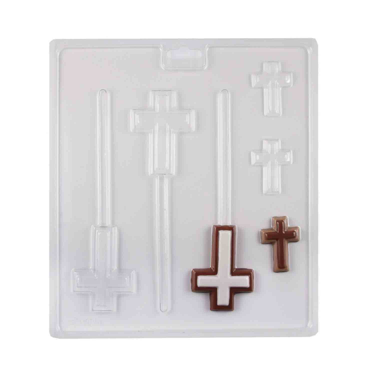 Cross Chocolate Candy Assortment Mold CM0234 Country Kitchen SweetArt