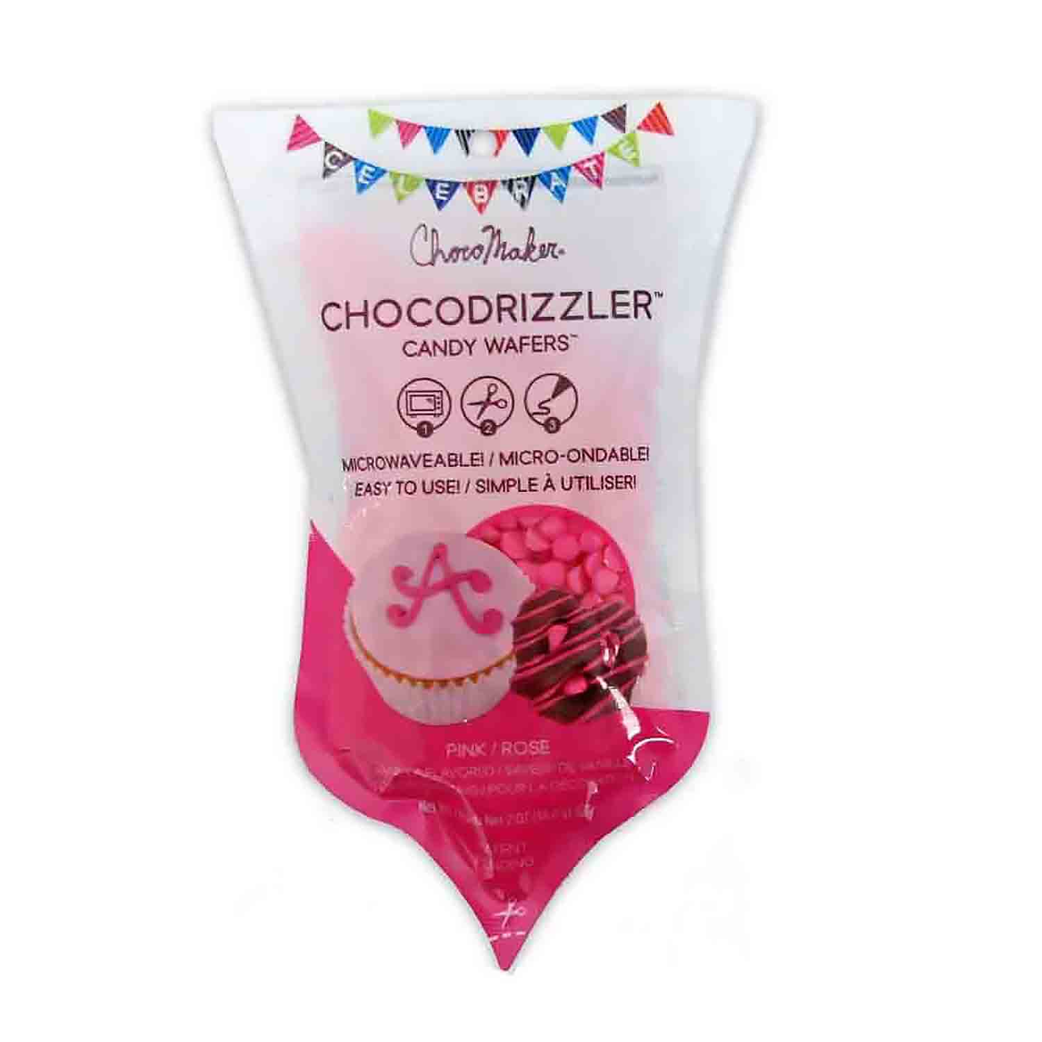 Pink CHOCODRIZZLER Candy Wafer Pouch