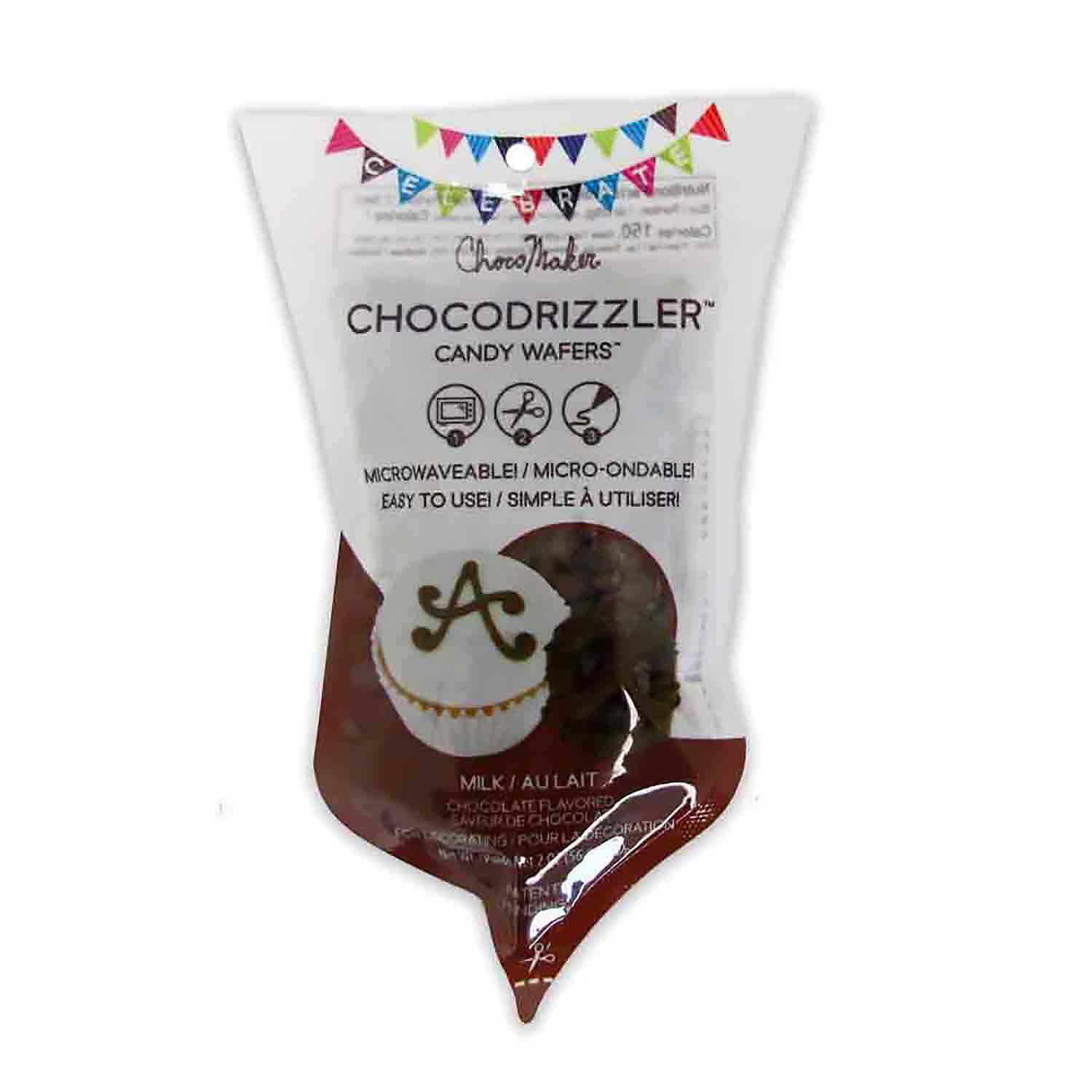 Milk Chocolate CHOCODRIZZLER Candy Wafer Pouch