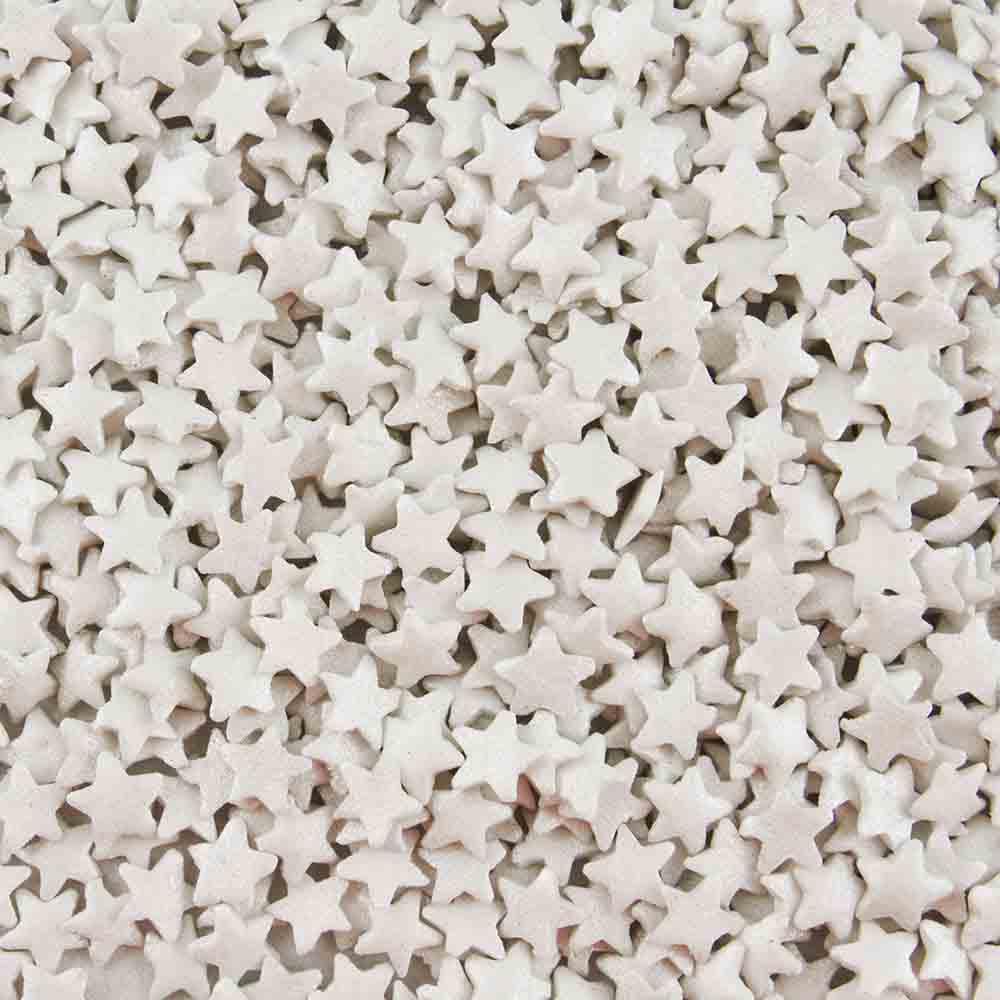 Silver Stars Shimmer Confetti Sprinkles CM9333 Country Kitchen