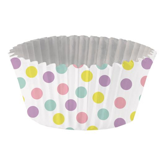 Pastel Dots FoilLined Standard Baking Cups DD08580 Country
