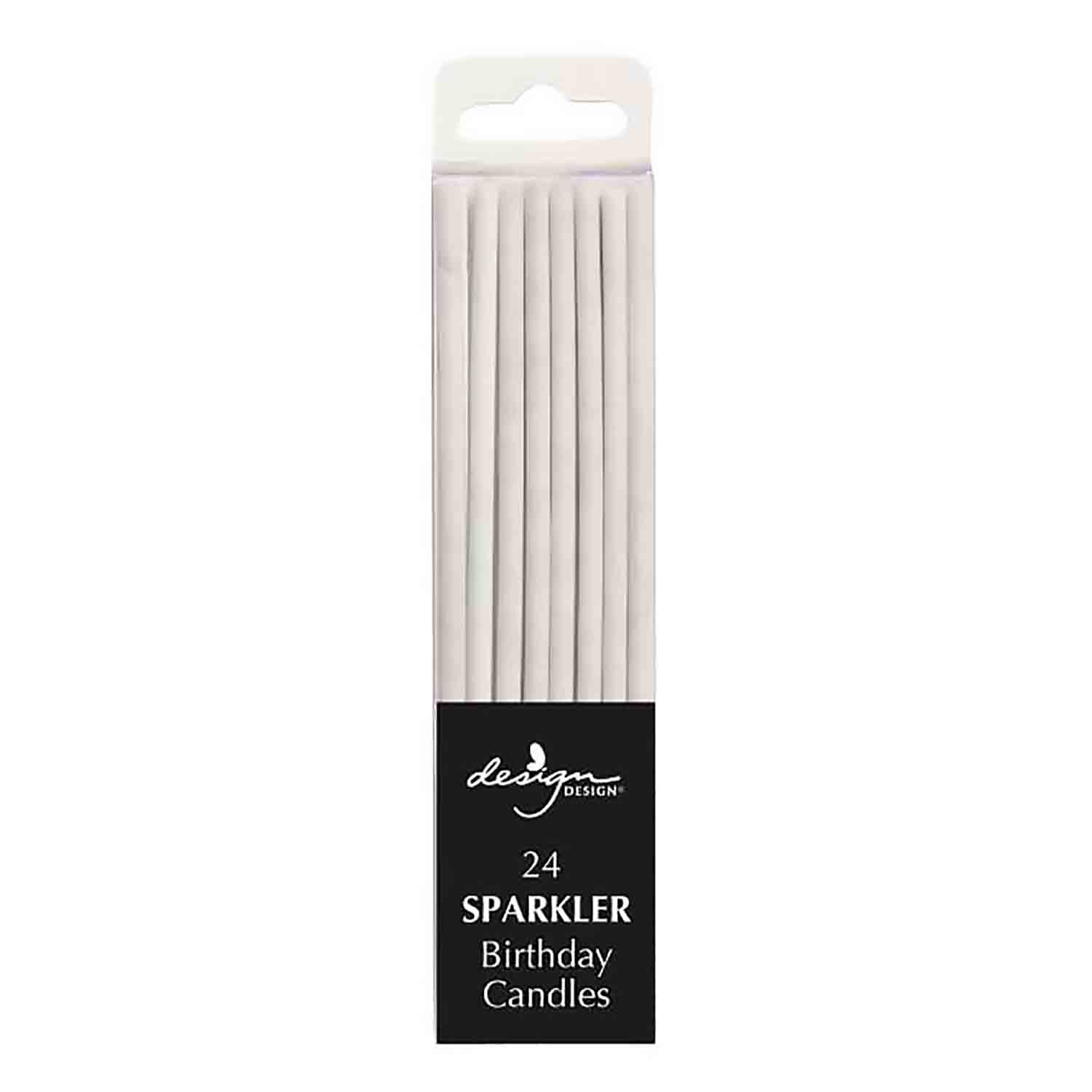 Tall White Sparkler Candles