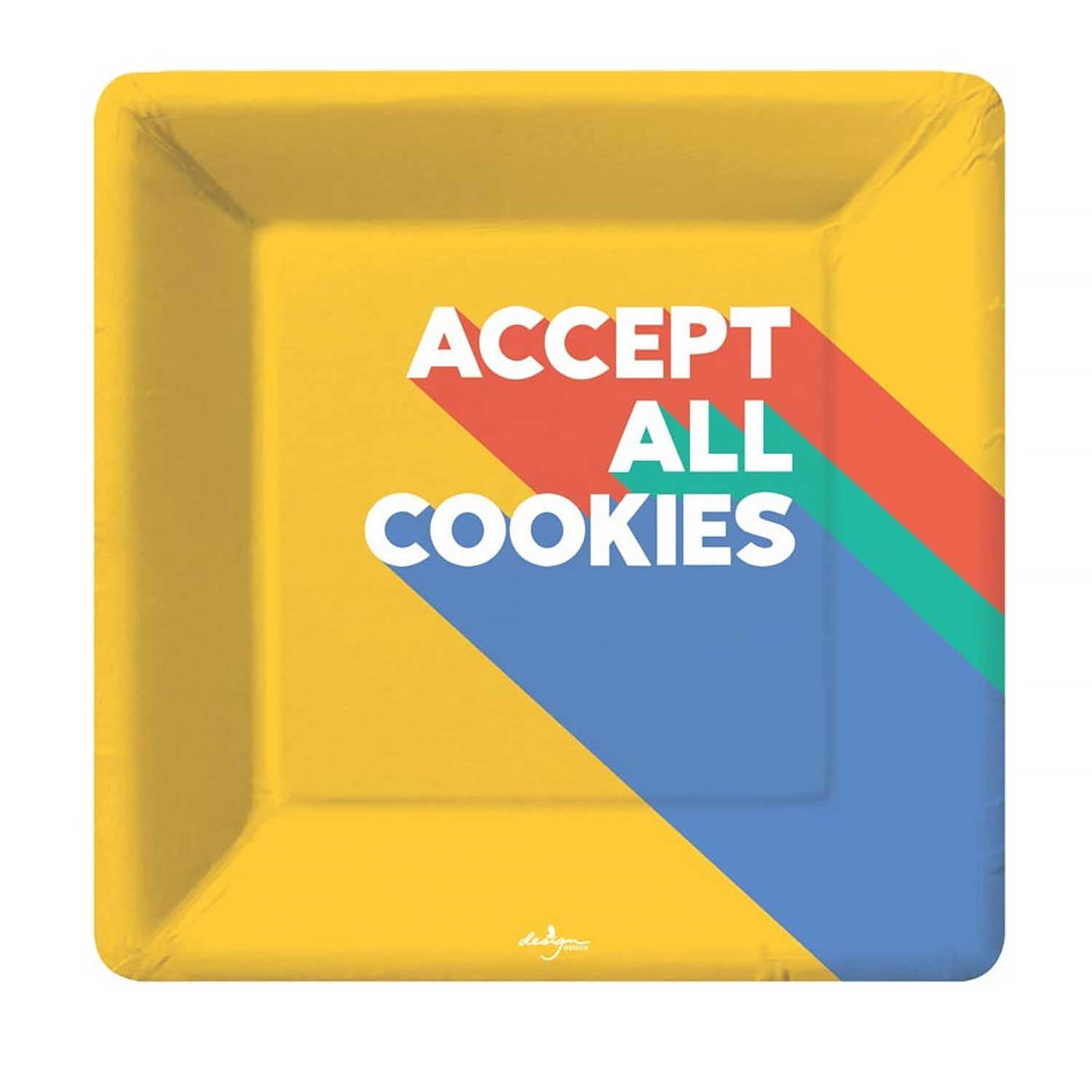 Accept All Cookies Party Plates