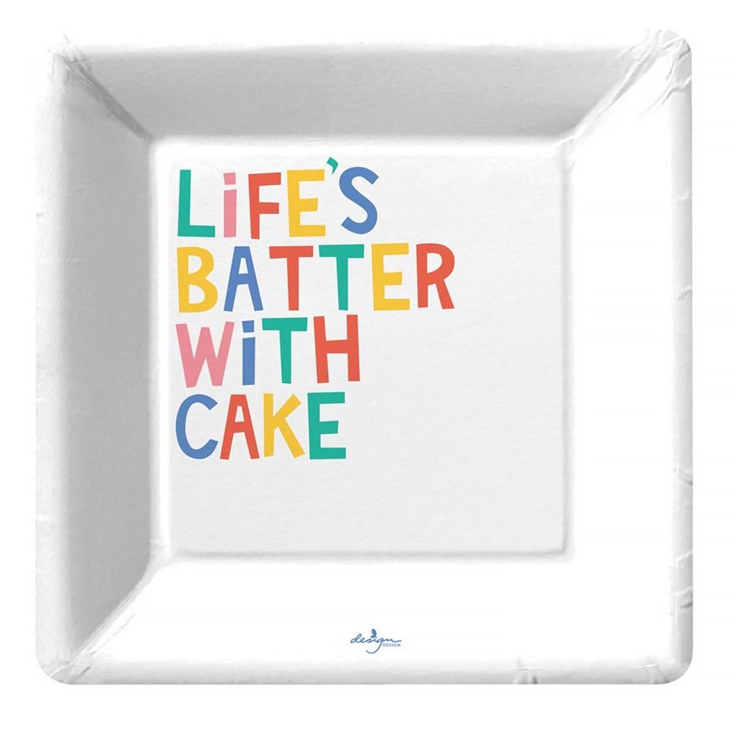 Life's Batter with Cake Party Plates