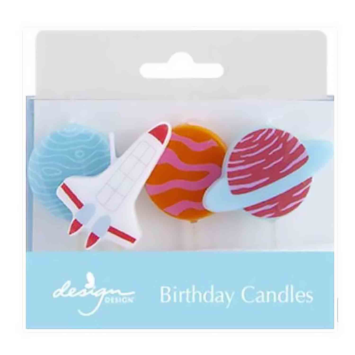 Outer Space Adventure Birthday Candles